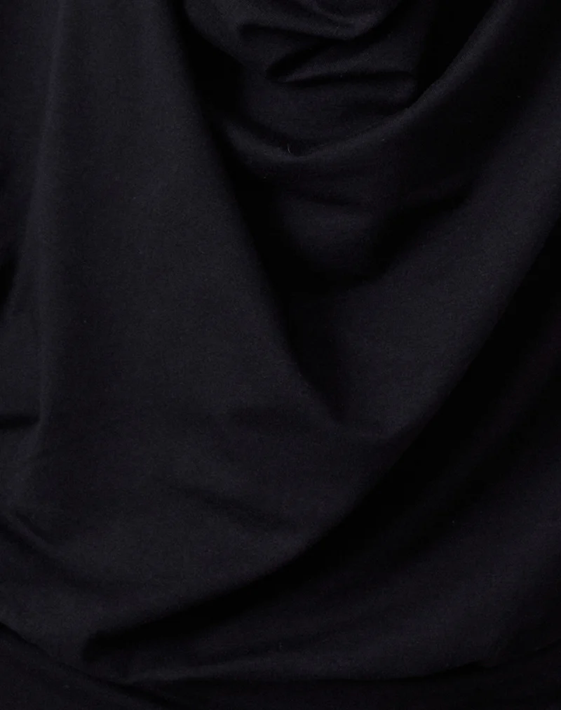 Mayla Backless Jumpsuit in Black - Image 6