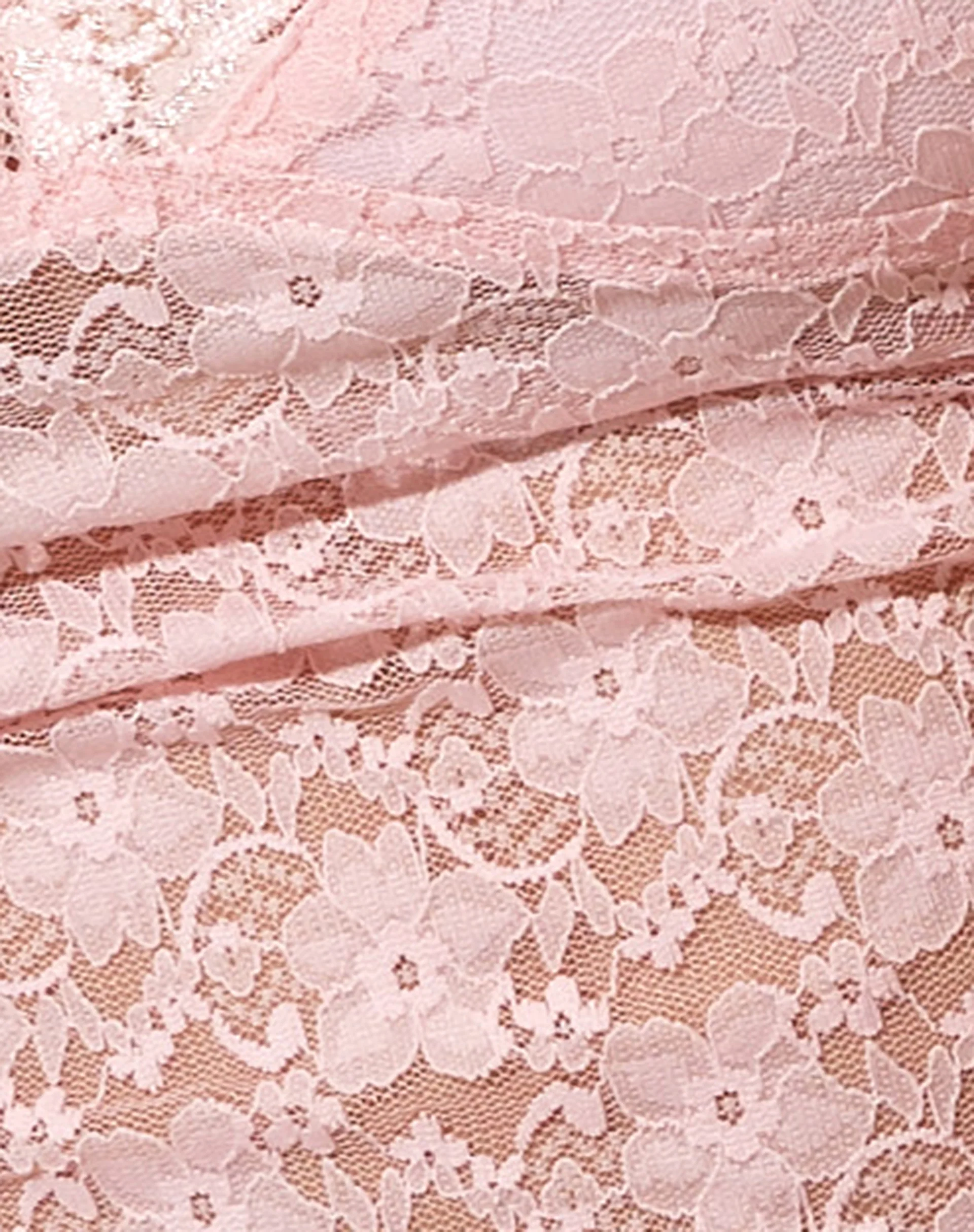 Mayrinda Crop Top in Lace Sweet Pink - Image 6