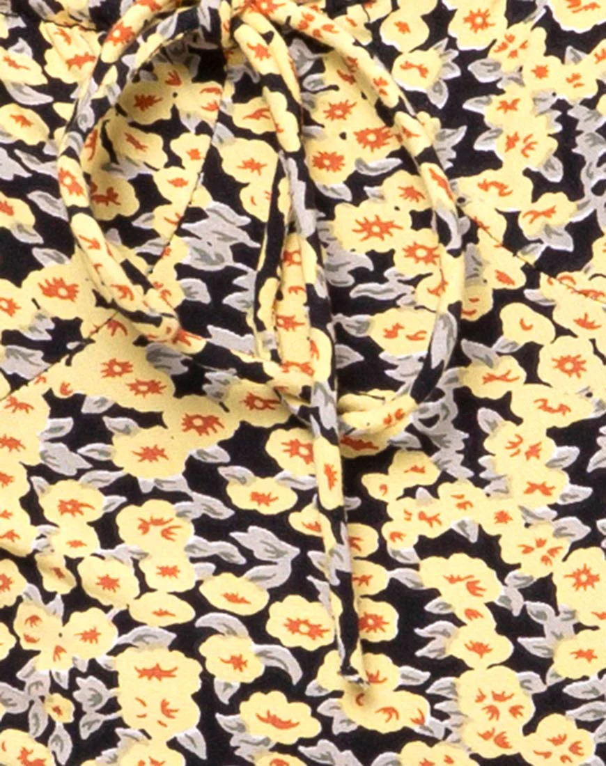 Mazu Top in Mini Bloom Yellow - Image 6