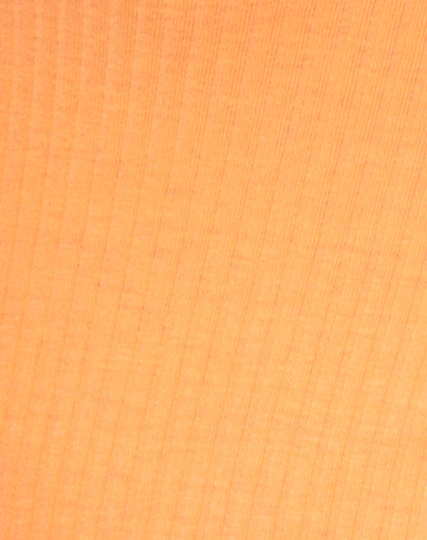 Medi Top in Rib Cantaloupe - Image 5