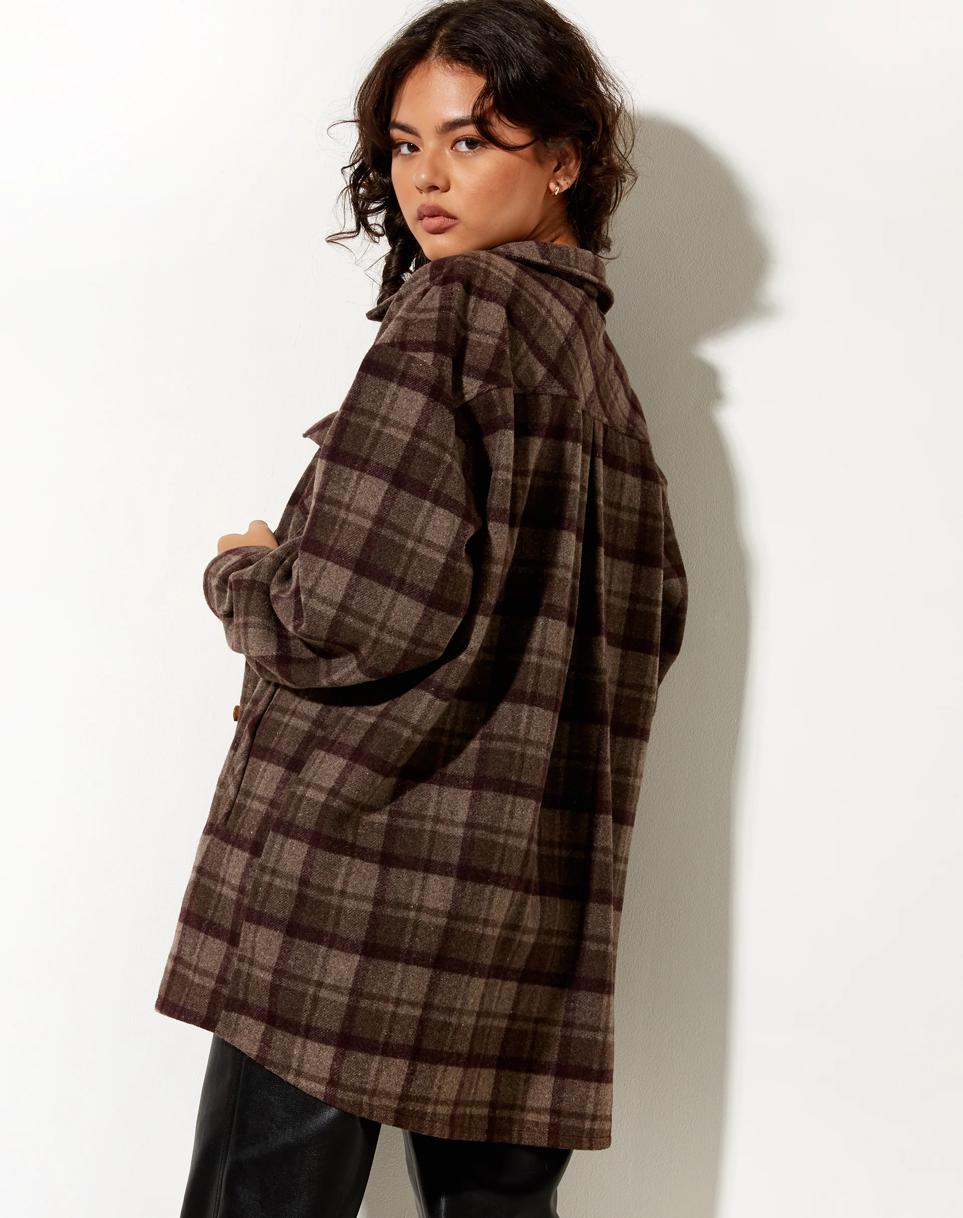 Medita Shirt in Brown - Image 2