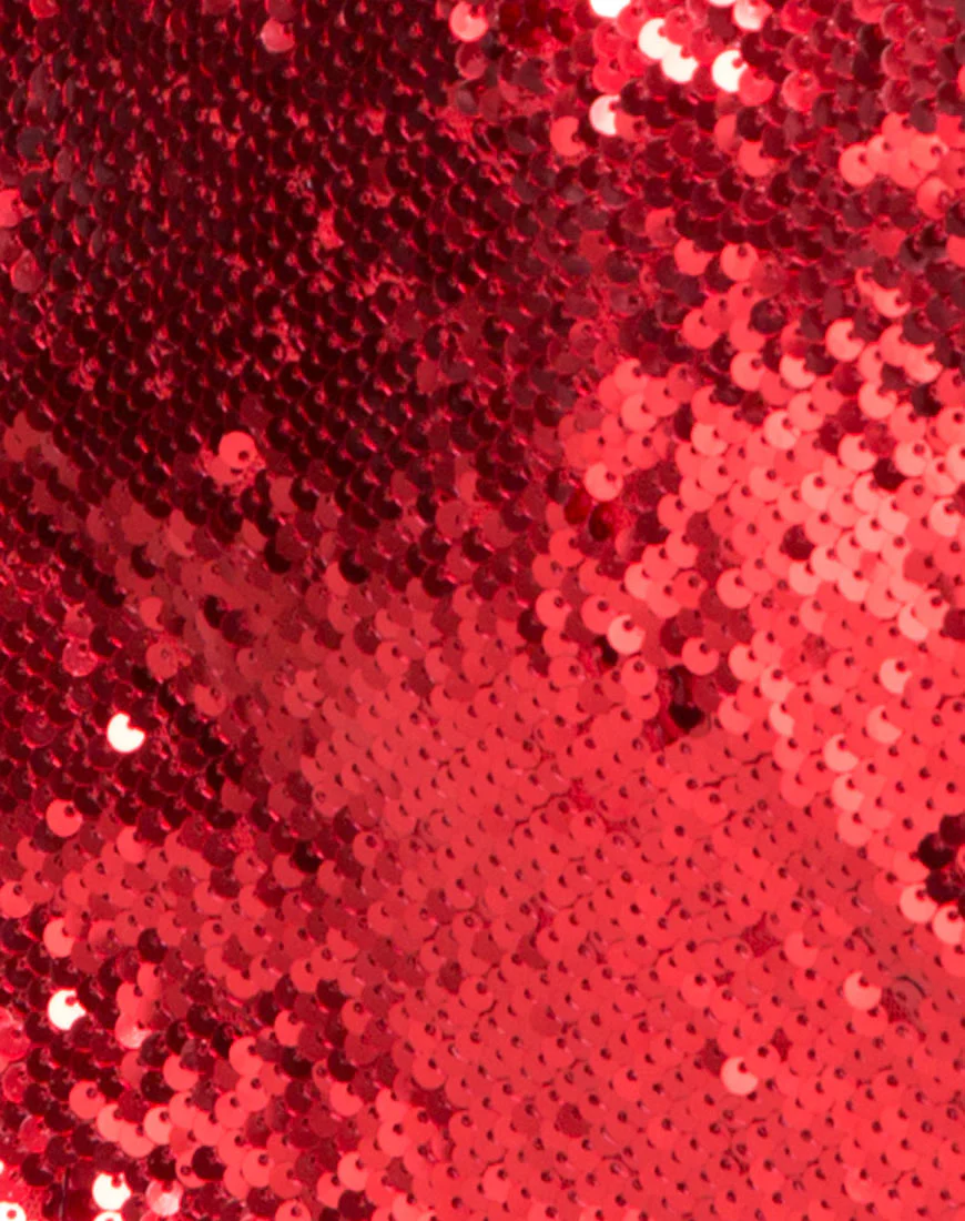 Meli Fishcale in Sequin Ruby - Image 5
