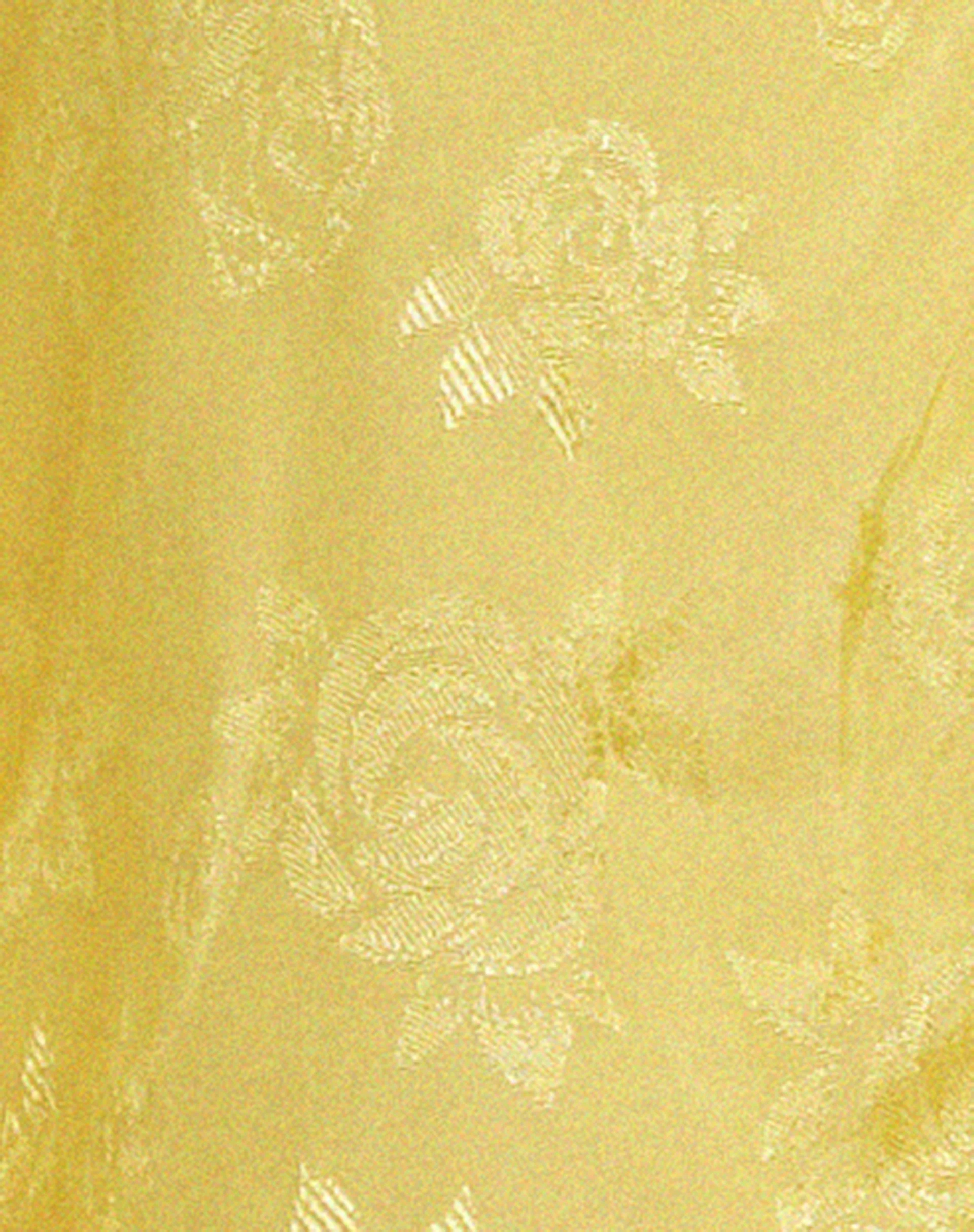 Merida Long Sleeve Top in Satin Rose Sunshine Yellow - Image 5