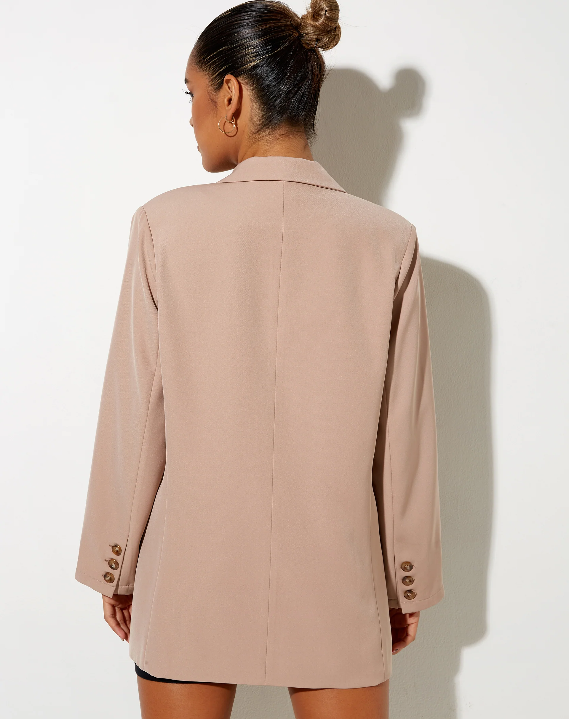 Meva Blazer Dress in Dusty Lilac - Image 2
