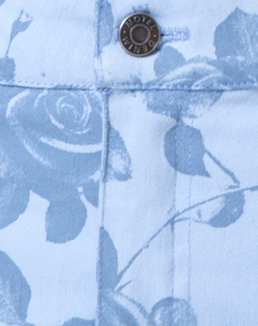 Mini Broomy Skirt in Sky Rose - Image 5