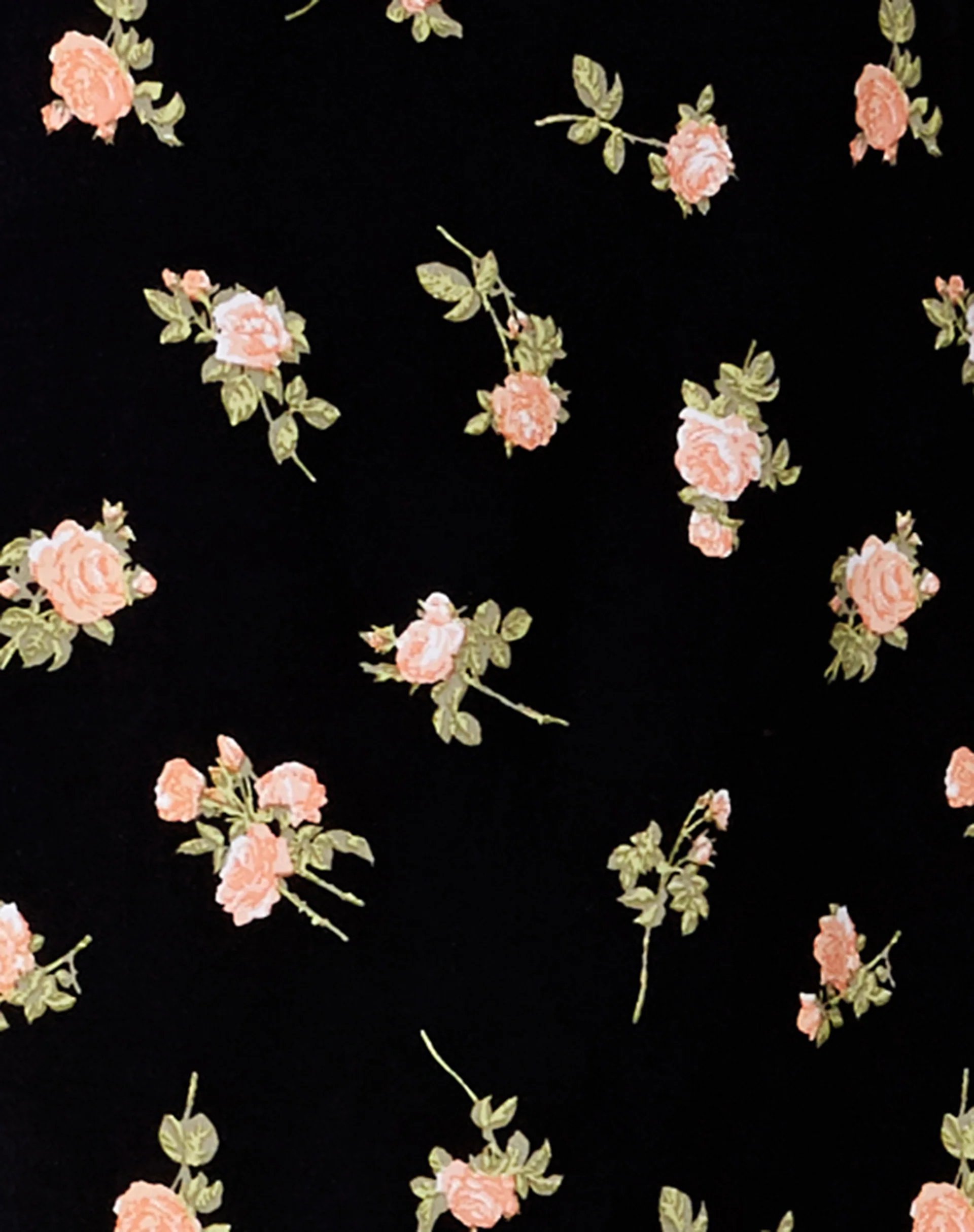 Mirza Maxi Dress in Rose Garden Black - Image 6