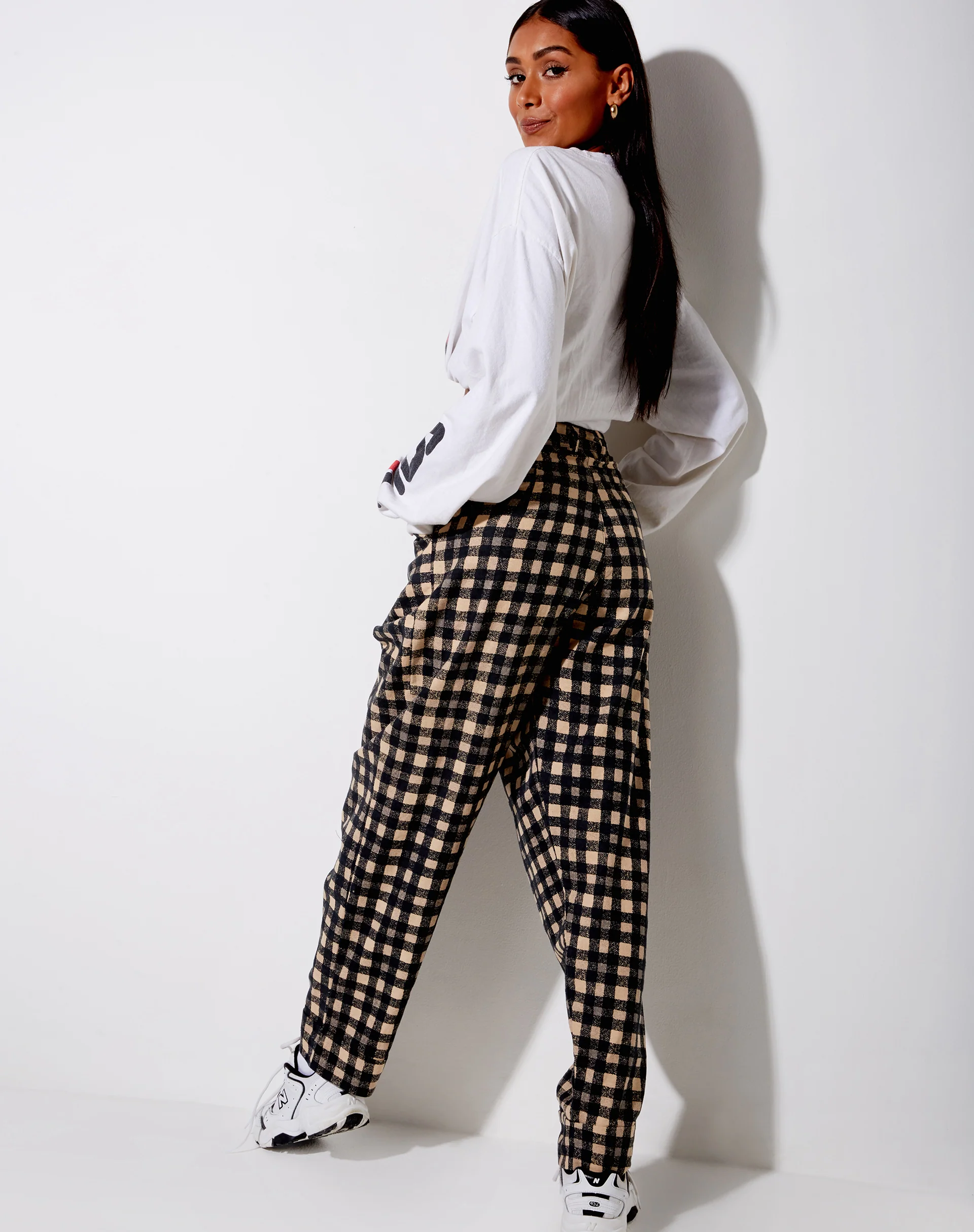 Misca Trouser in 90's Grunge Check - Image 4
