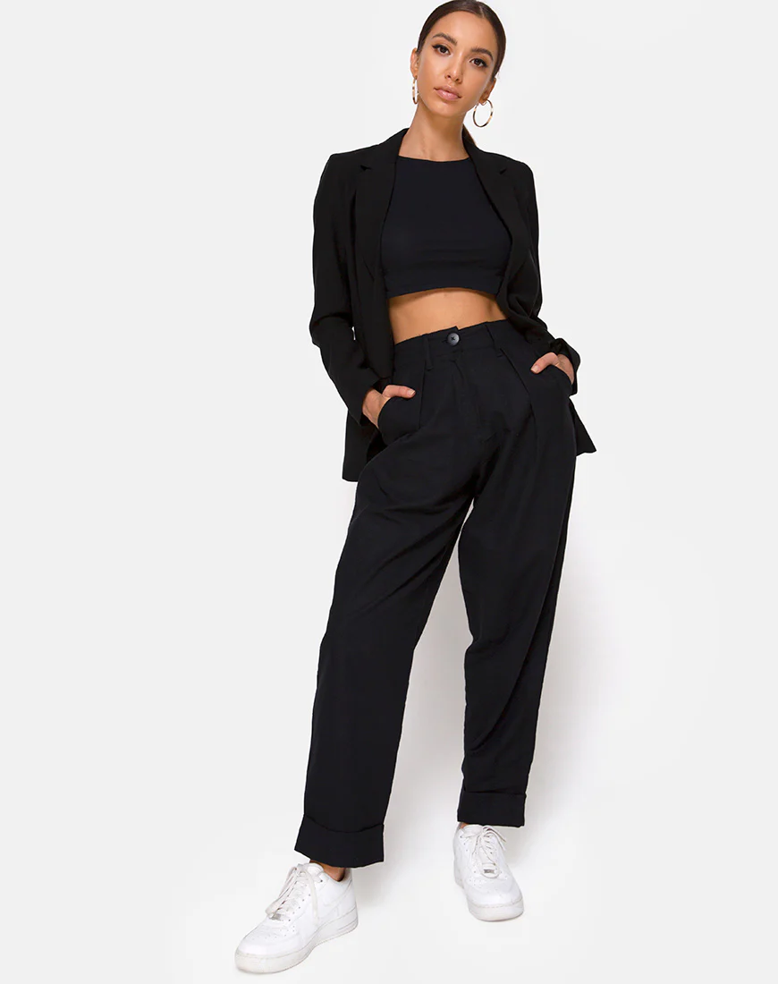 Misca Trouser in Black - Image 3