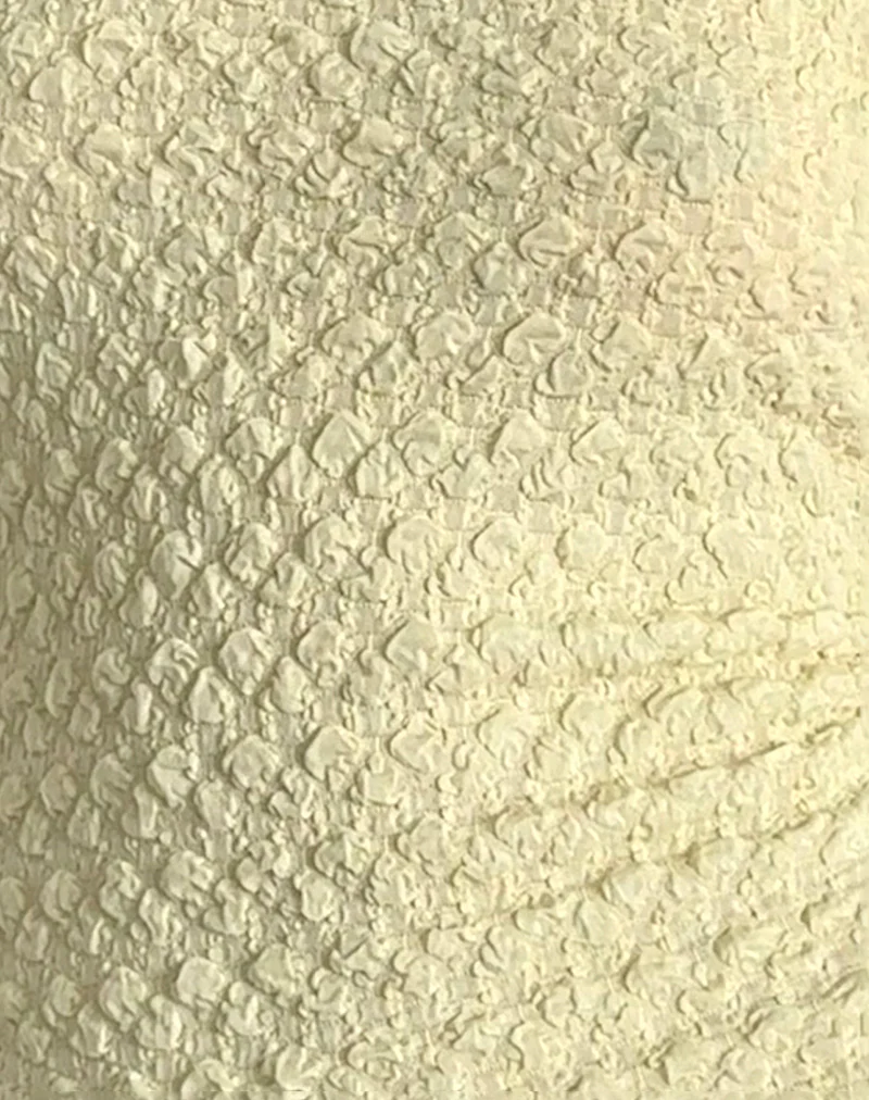 Mohala Top in Bubble Knit Soft Yellow - Image 5