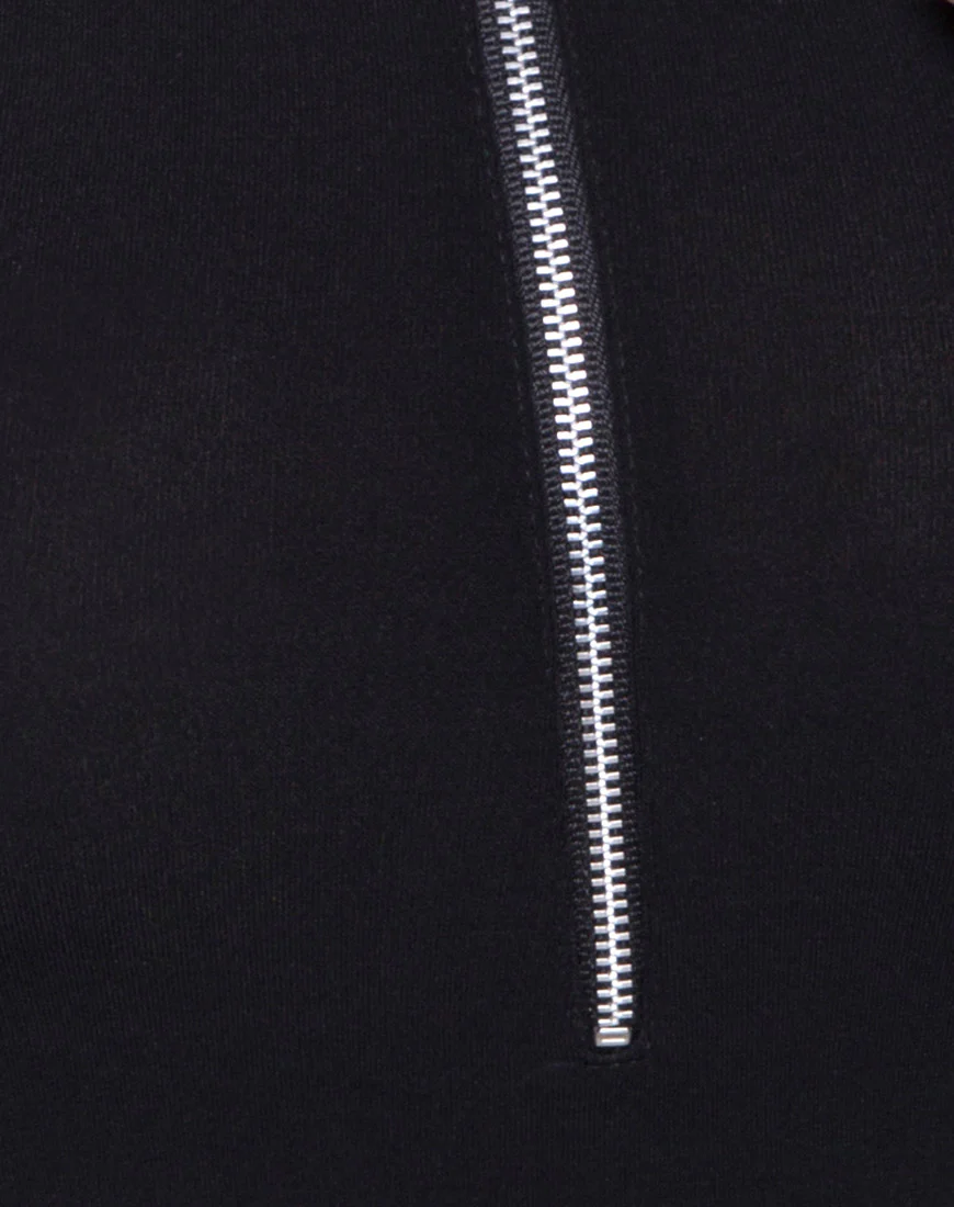 Molaka High Neck Bodice in Black - Image 5