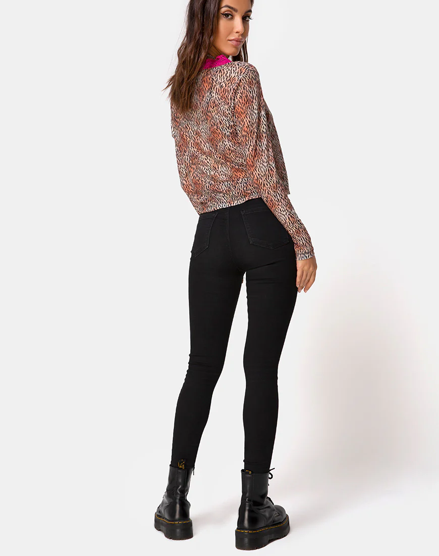 Moqui Top Mini Tiger Mesh with Violet Lace - Image 4