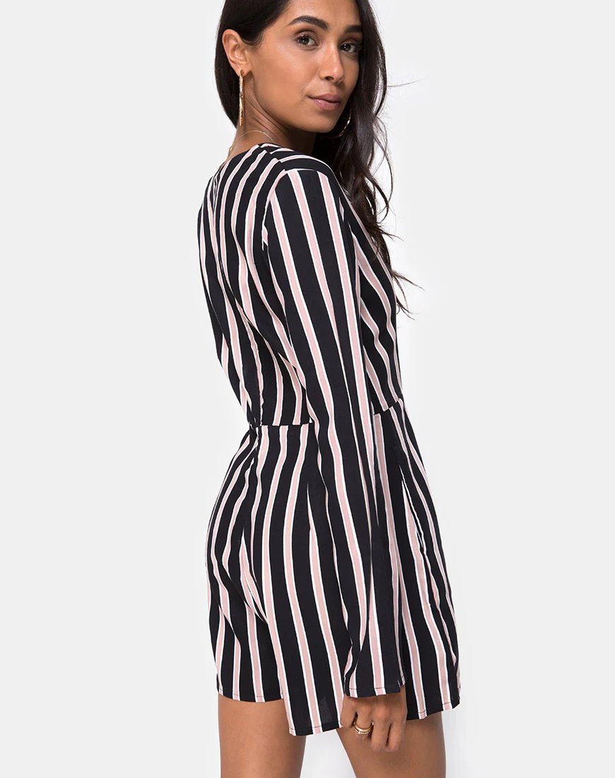 Moran Jumpsuit in Formal Stripe - Image 2