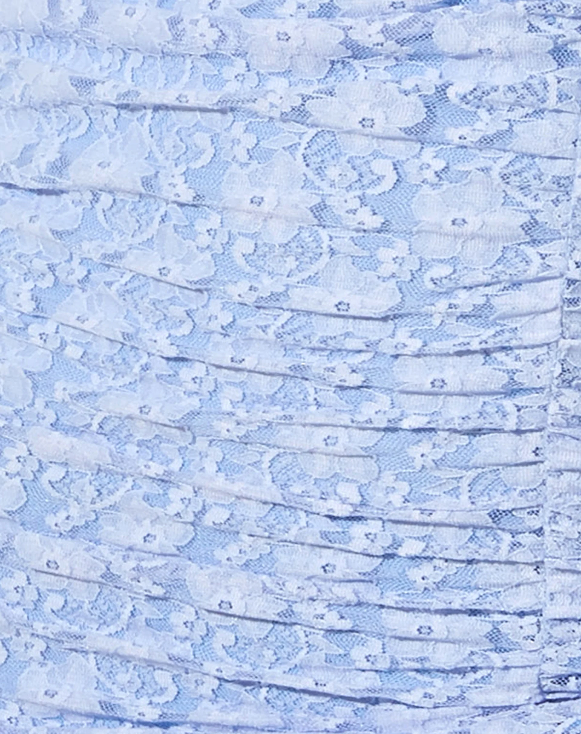 Morkel Mini Dress in Lace Powder Blue - Image 6