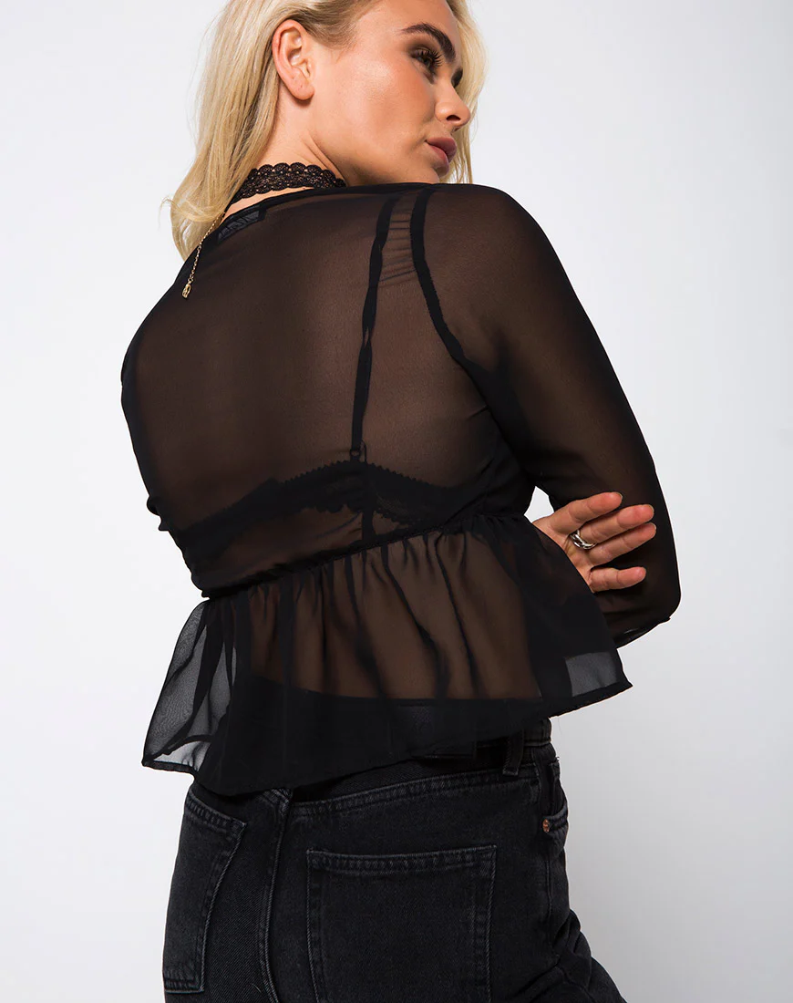 Mosca Top in Black - Image 2