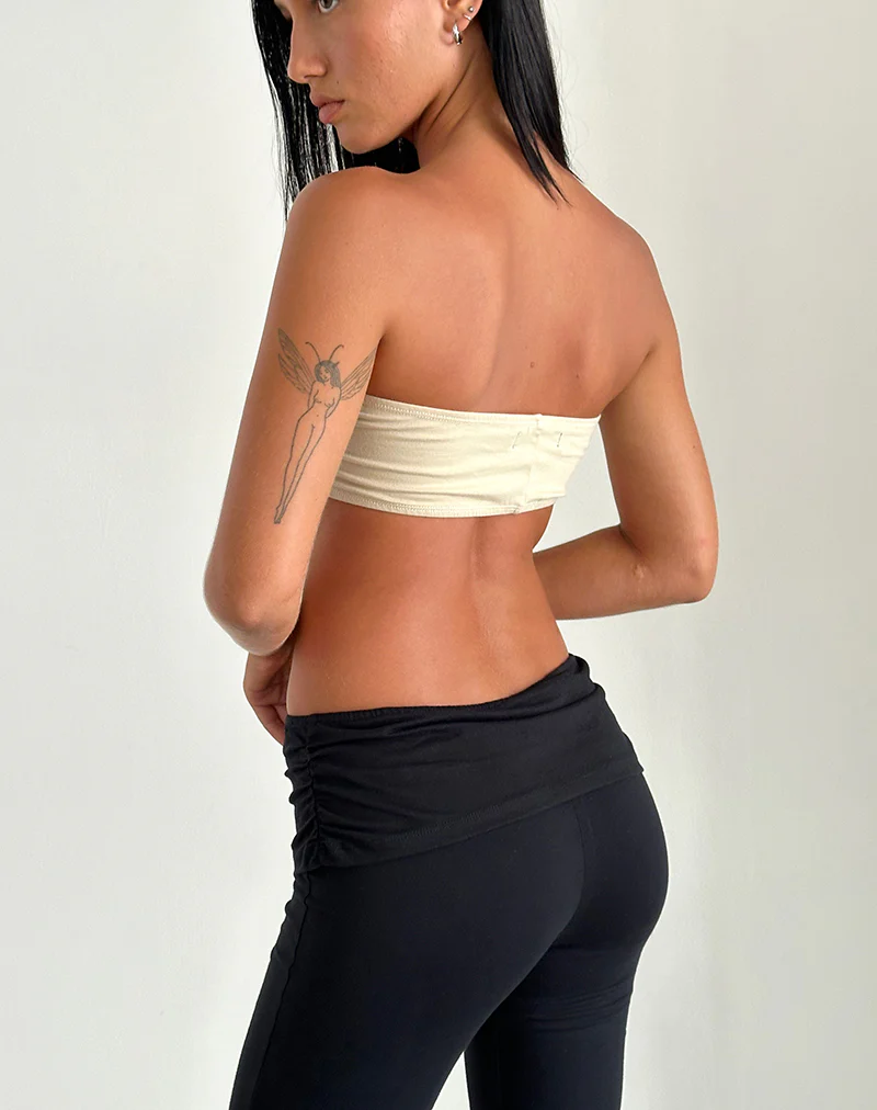 Nabel Micro Tube Top in Coconut Milk - Image 4