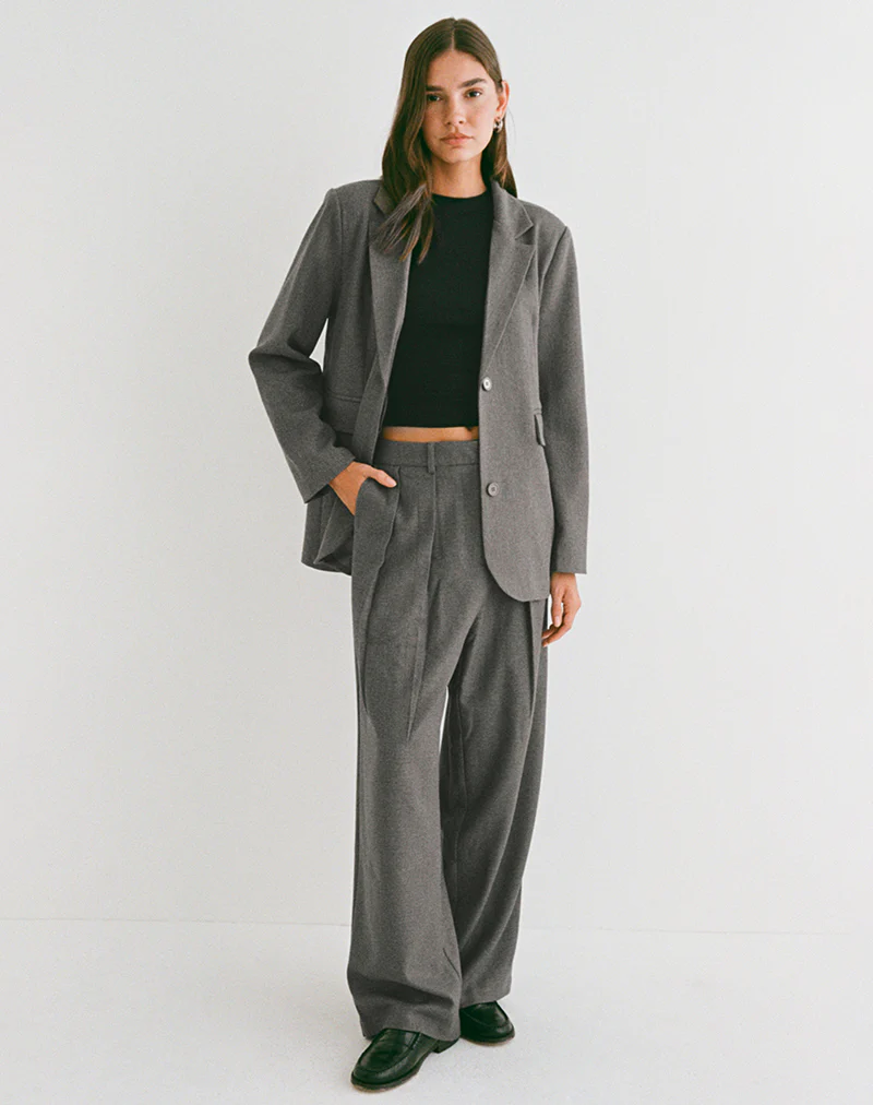 Nala Trouser in Tailoring Charcoal - Image 3