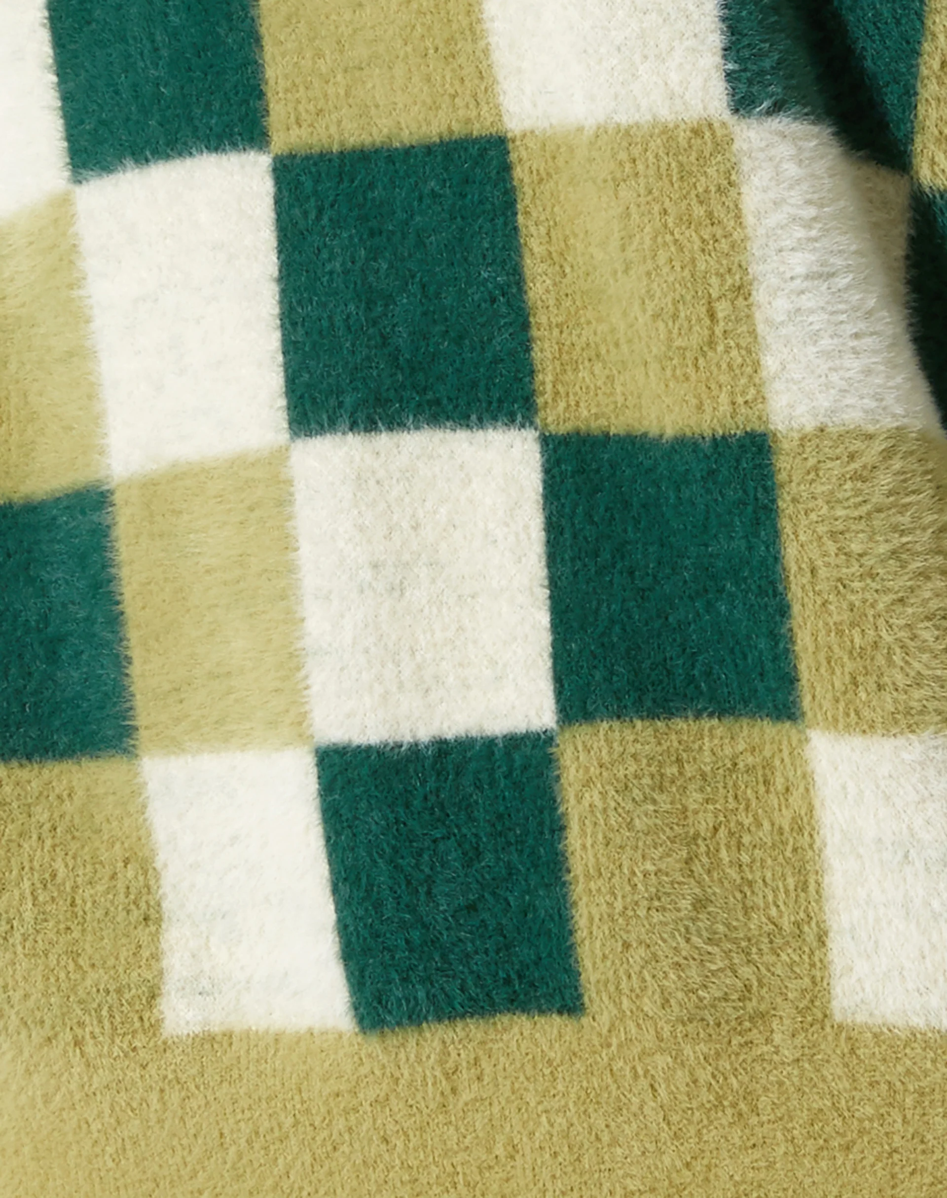 Namari Jumper in Checker Green Cream - Image 7