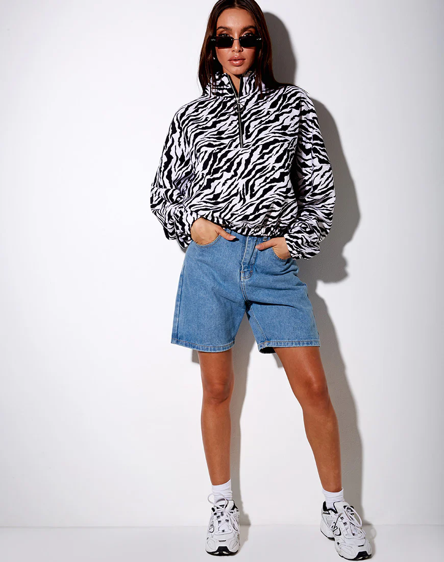 Nance Top in 90's Zebra - Image 3
