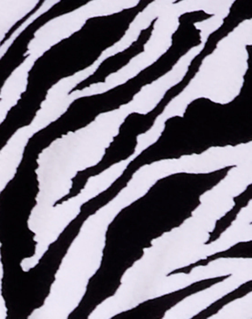 Nance Top in 90's Zebra - Image 5