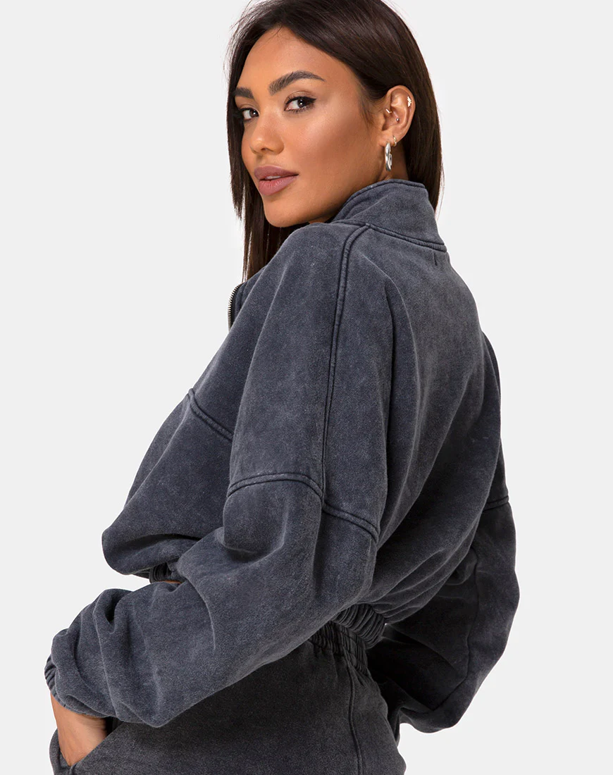 Nance Top in Black Wash - Image 2
