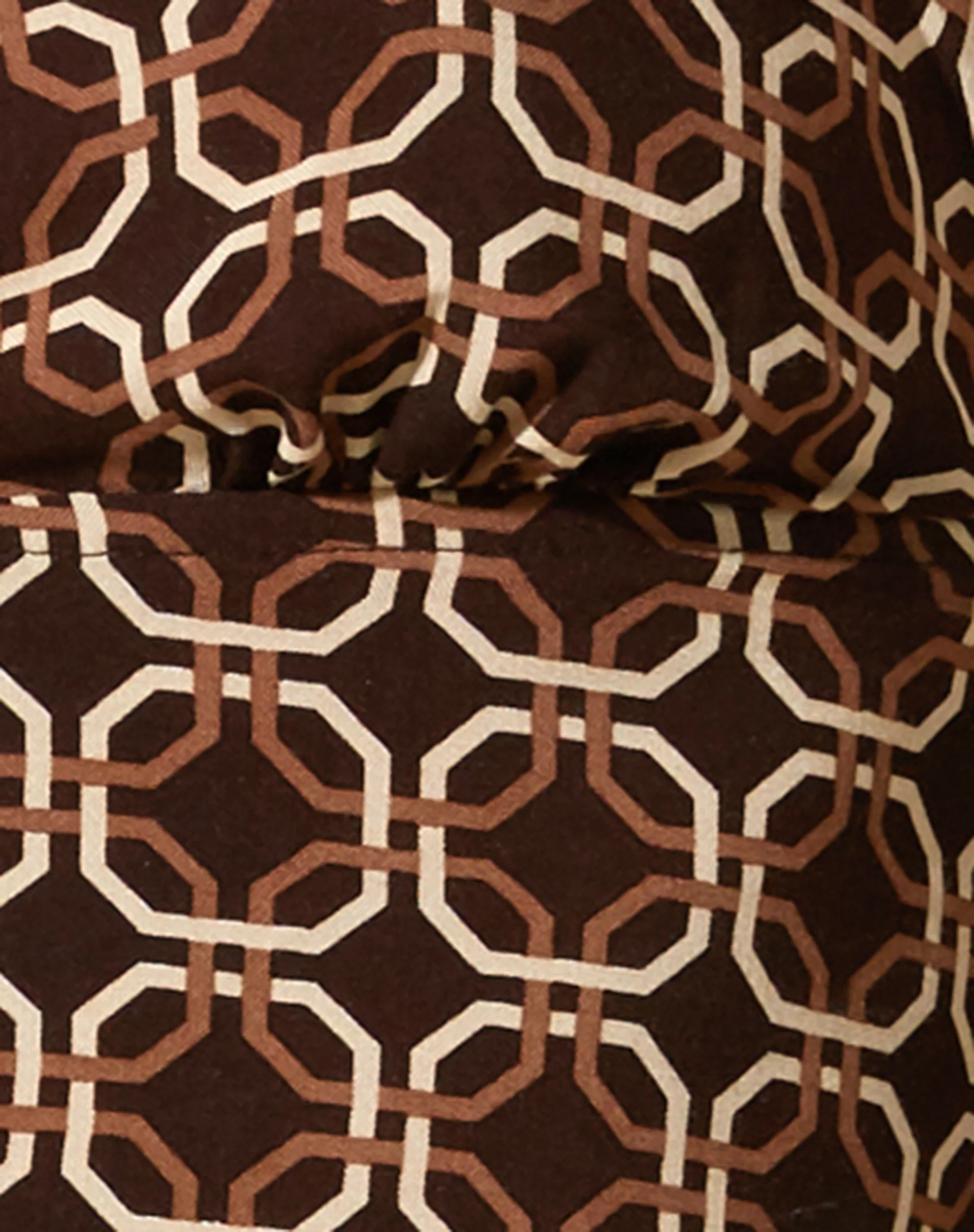 Nanda Crop Top in Chain Tangle Dark Brown - Image 7