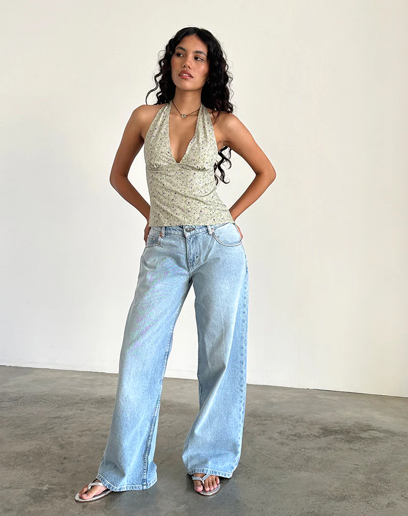 Nandu Halterneck Top in Parma Violet - Image 4