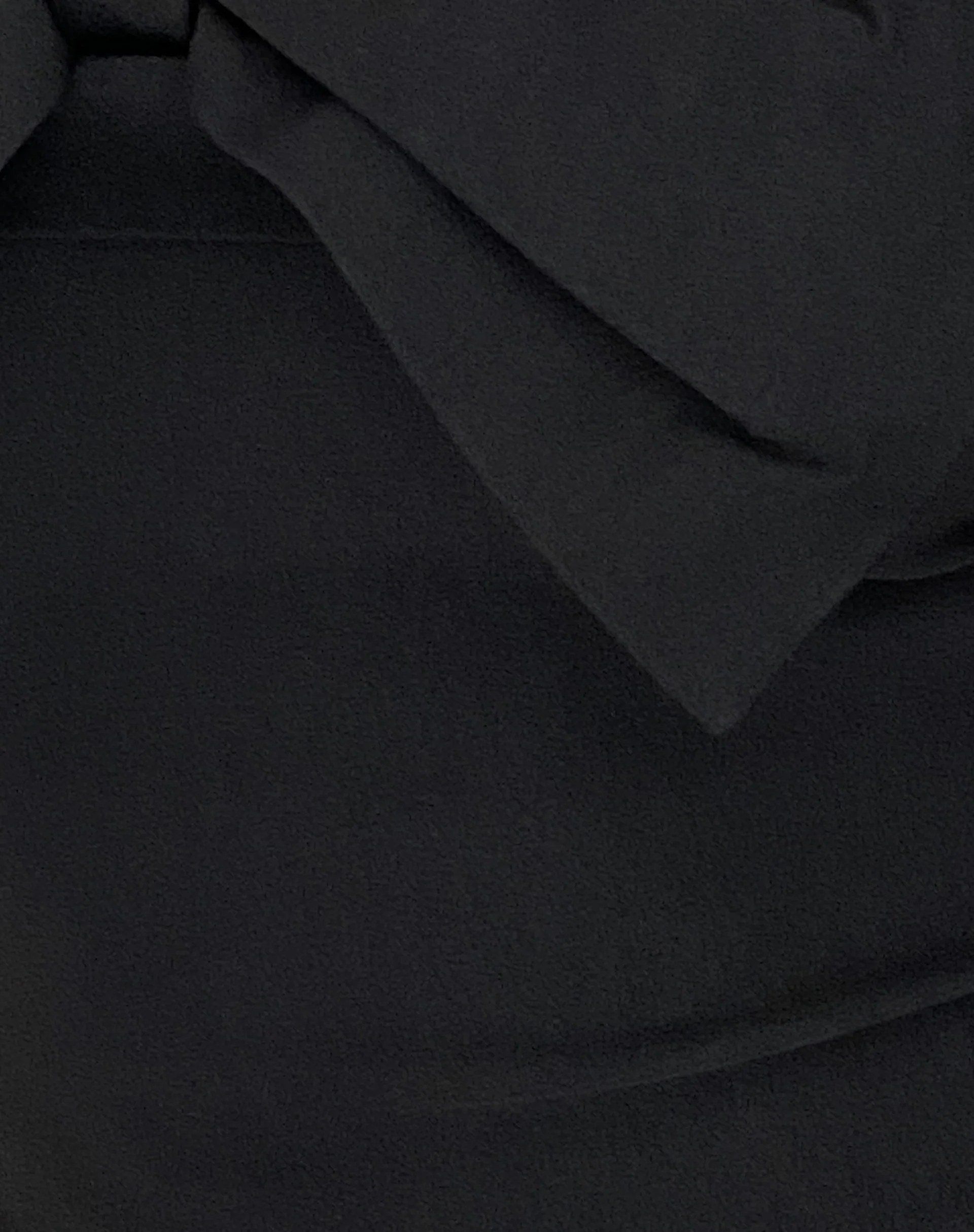 Naras Bow Front Bardot Top in Black Tailoring - Image 6