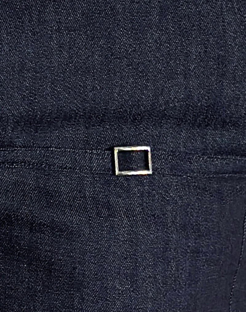 Nasya Halterneck Top in Chambray Indigo - Image 6