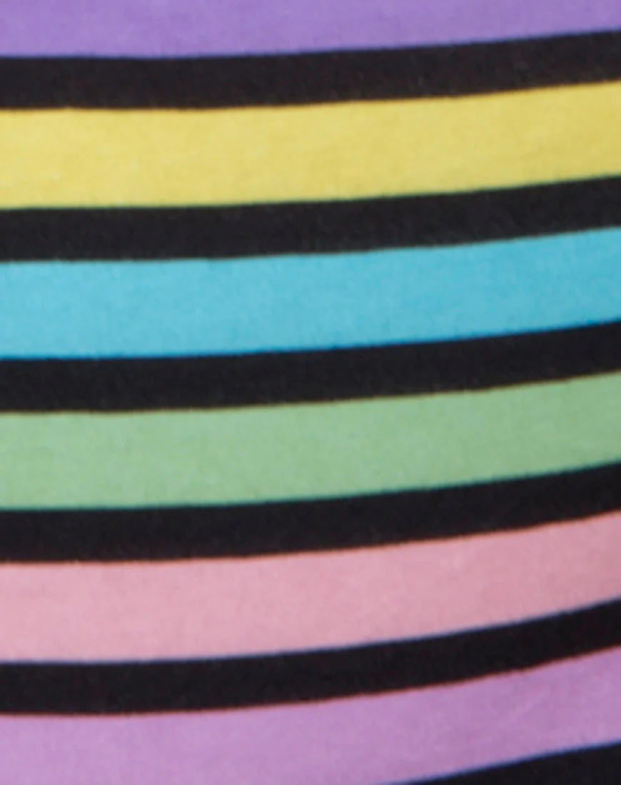 Natic Off The Shoulder Bodice in New stripe - Image 5