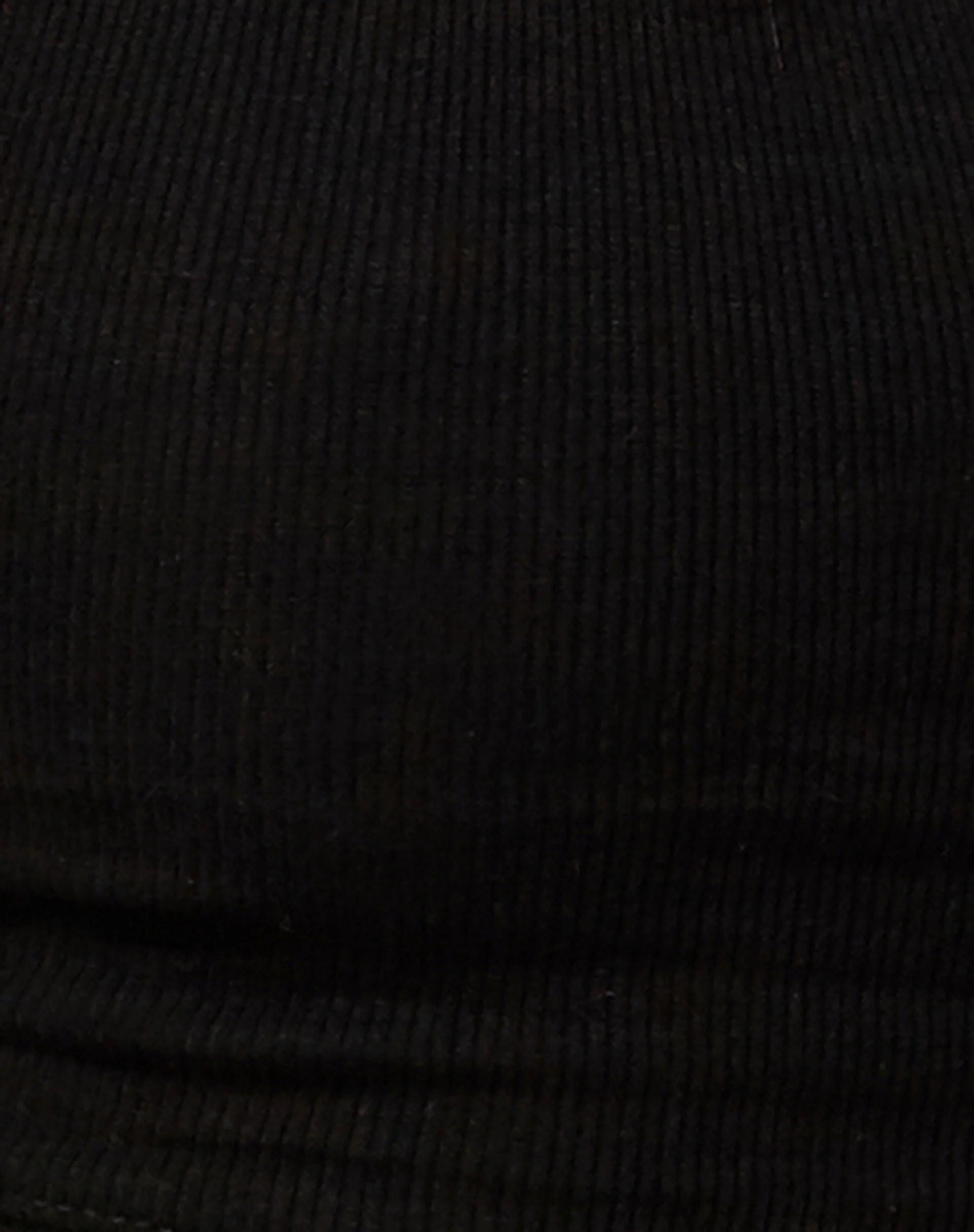 Natka Crop Top in Rib Black - Image 5