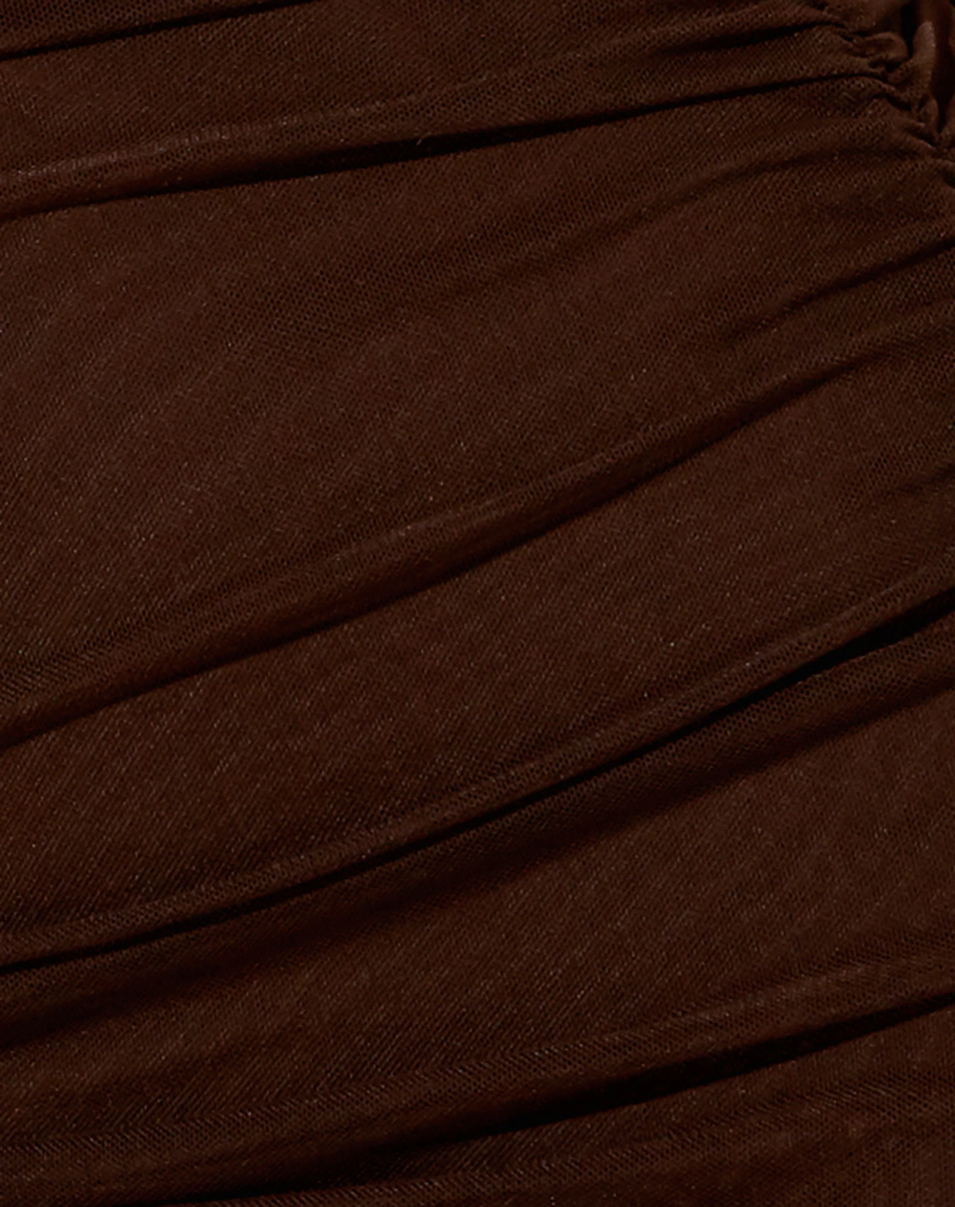 Nebel Mini Dress in Mesh Chocolate - Image 5