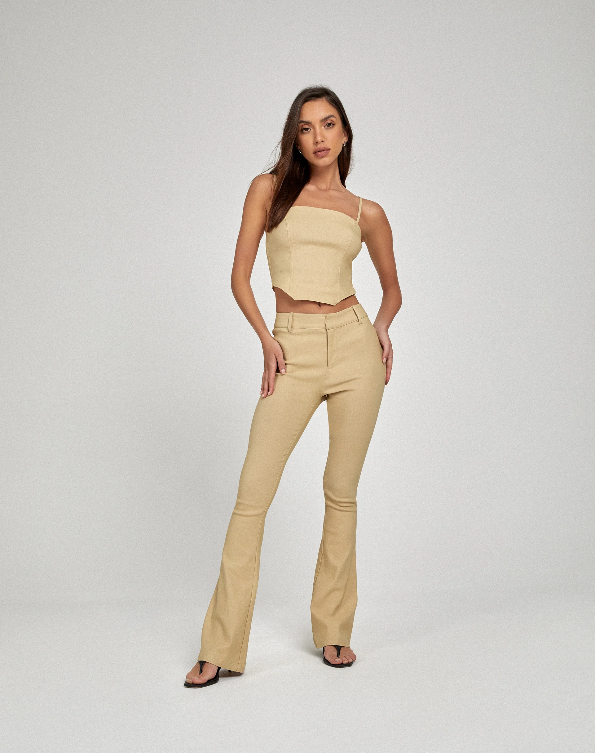 Neiwa Cami Top in Tailoring Ecru - Image 5