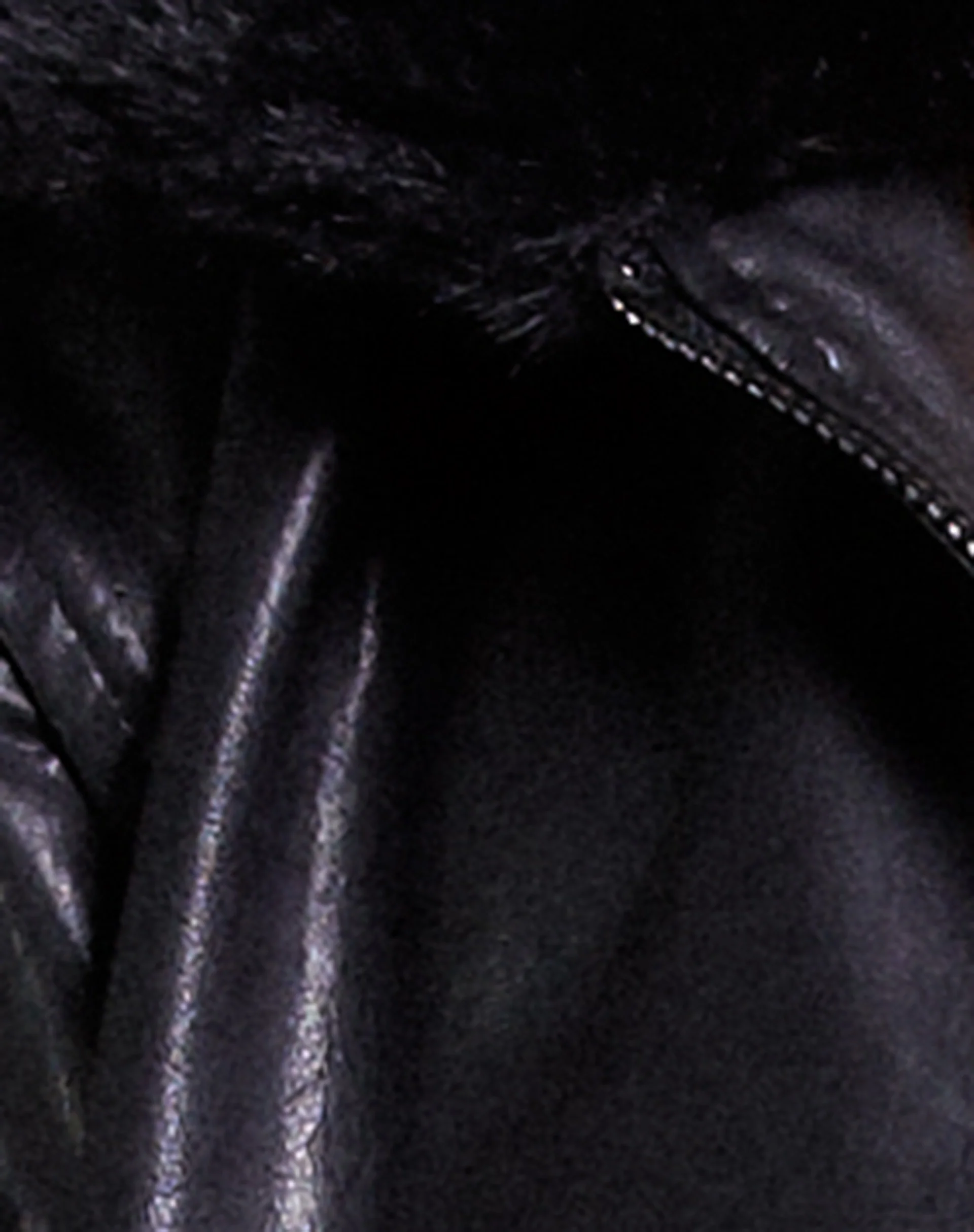 Neliya Jacket in Pu Black - Image 8