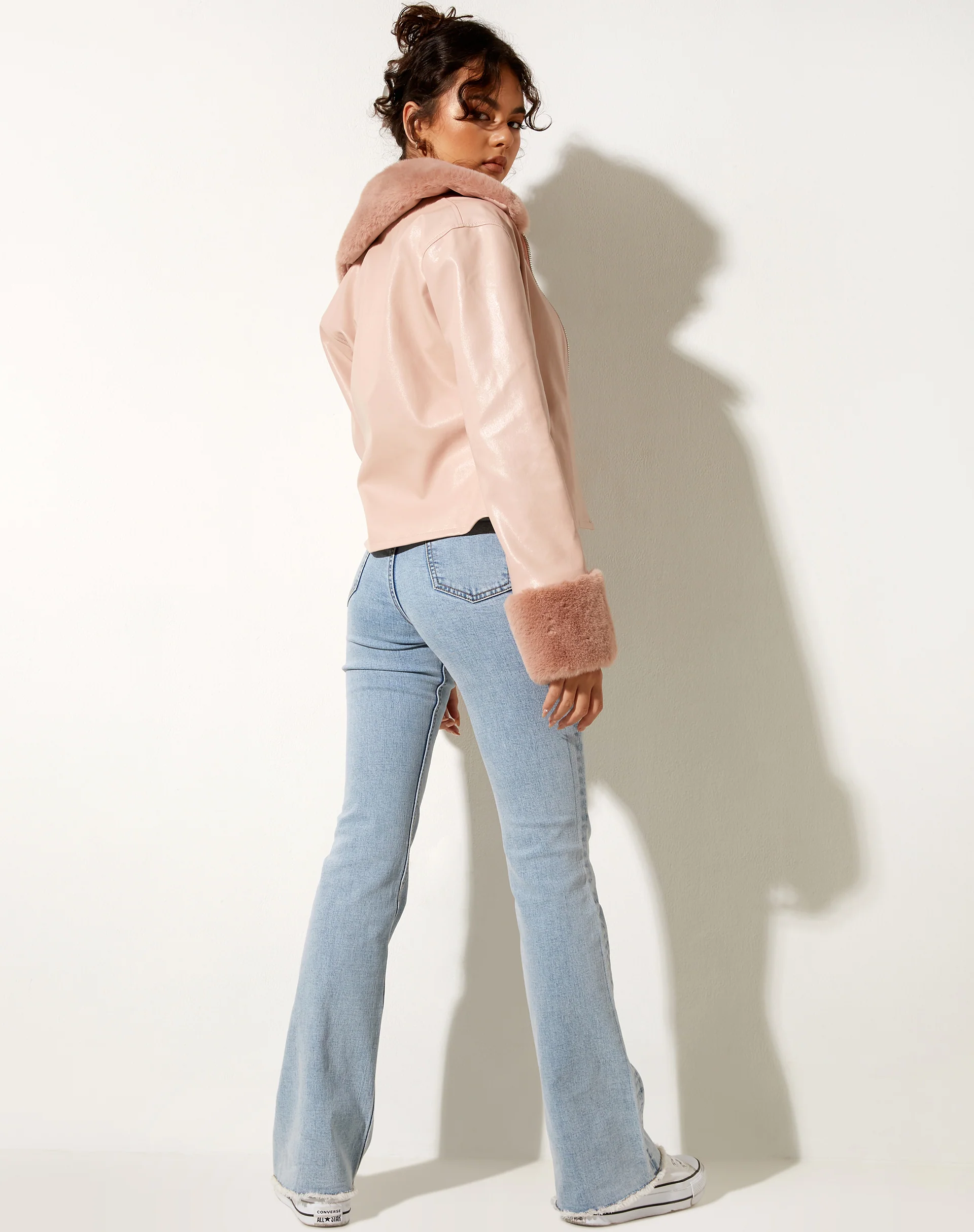 Neliya Jacket in Pu Pink - Image 5