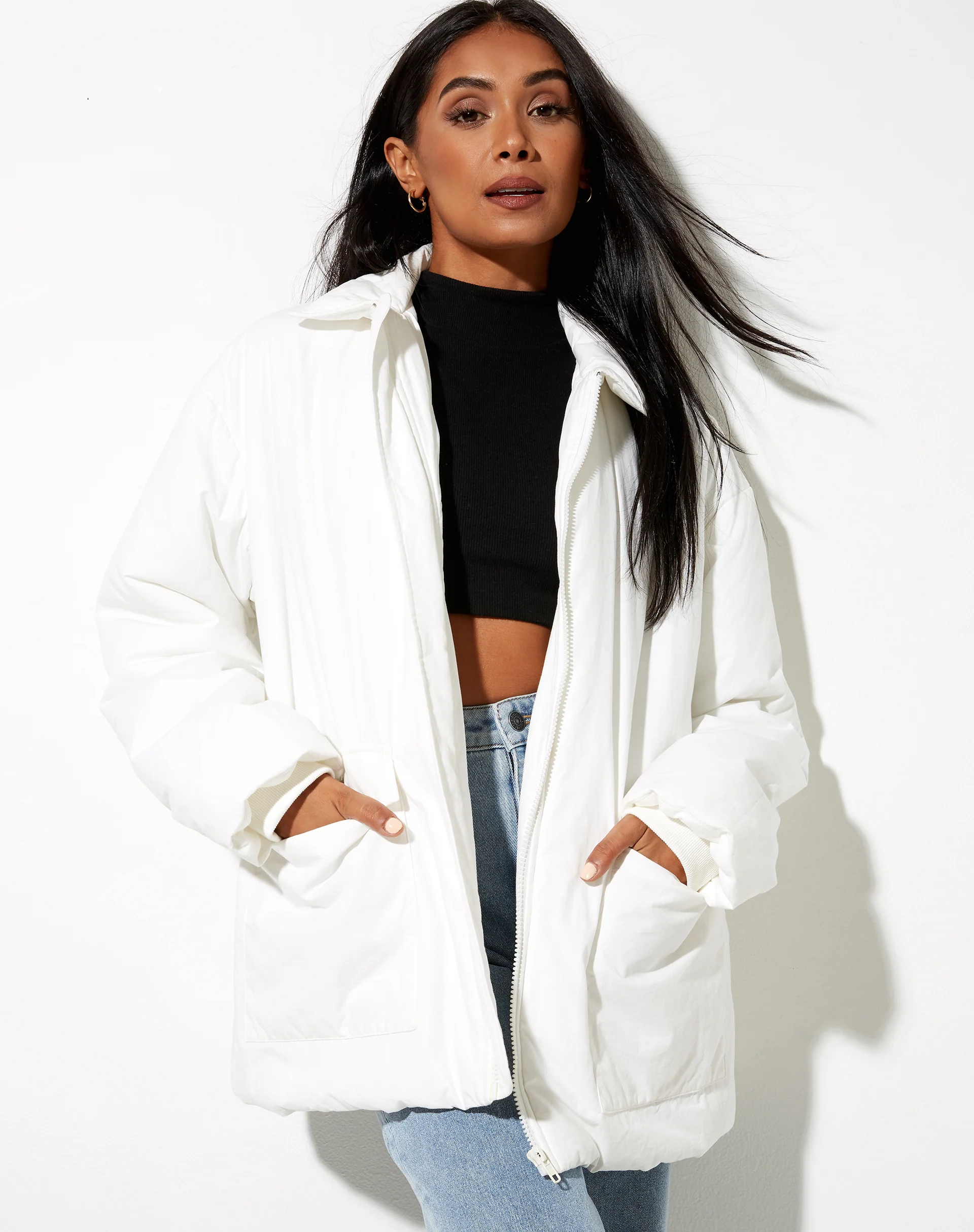 Nemy Jacket in Ivory - Image 3