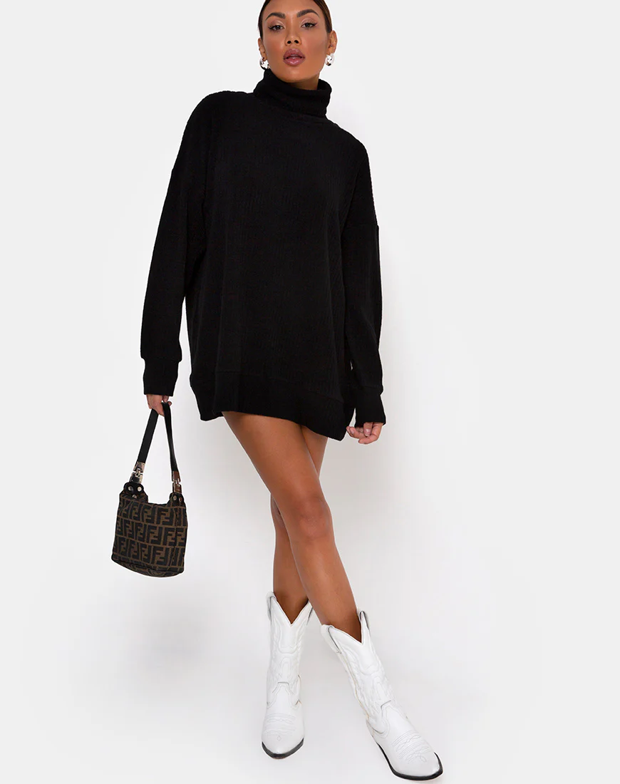 Neva Jumper in Black - Image 3