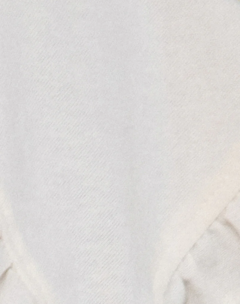 Nika Bandana in Linen Ivory - Image 4
