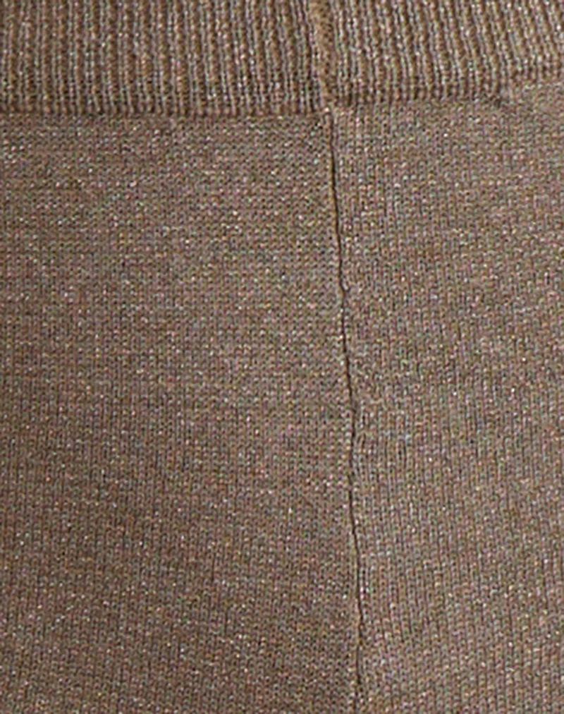 Nikaya Short in Lurex Gold - Image 6