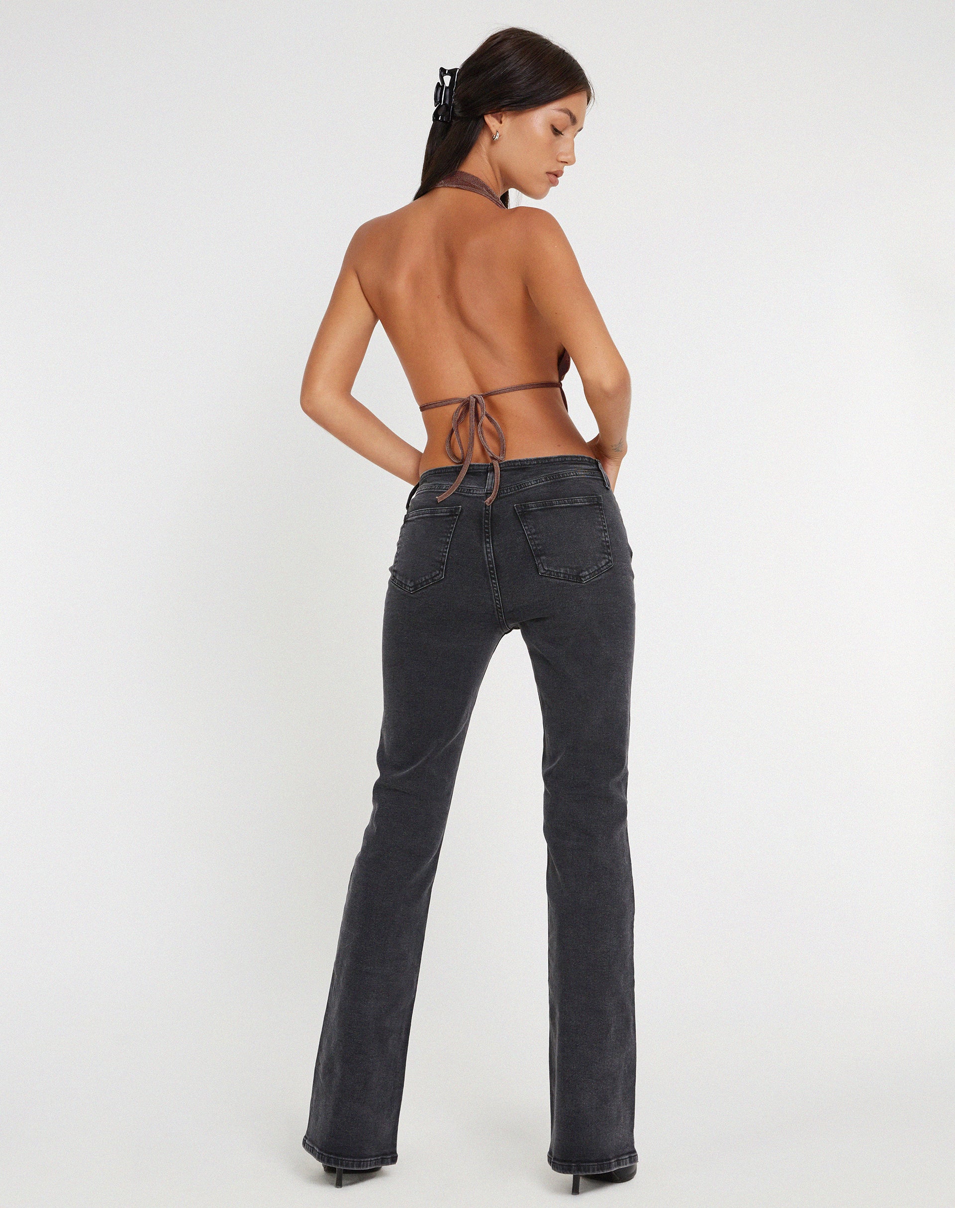 Nindita Crop Top in Peppercorn - Image 6