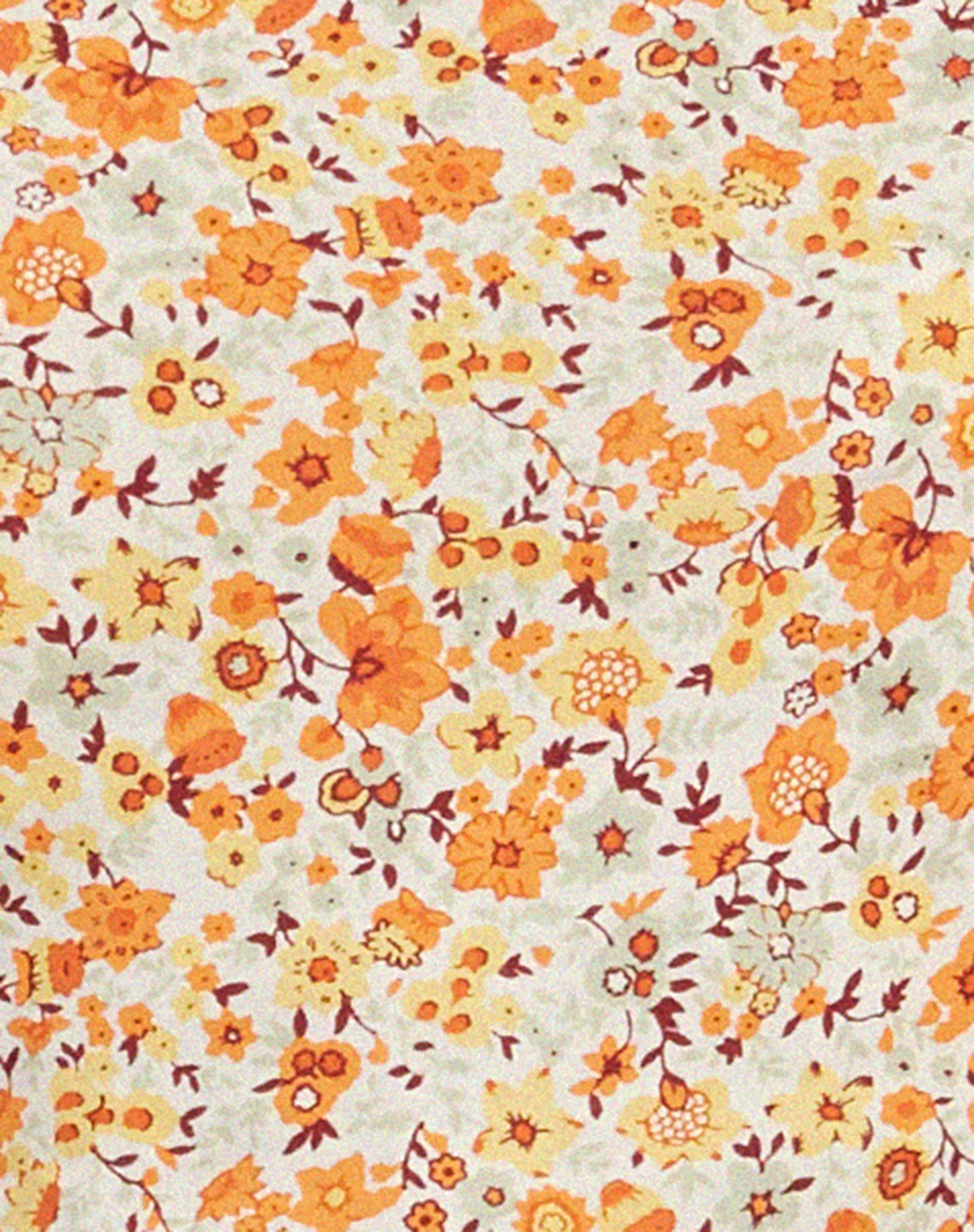 Nolda Crop Top in Ditsy Tangerine - Image 5