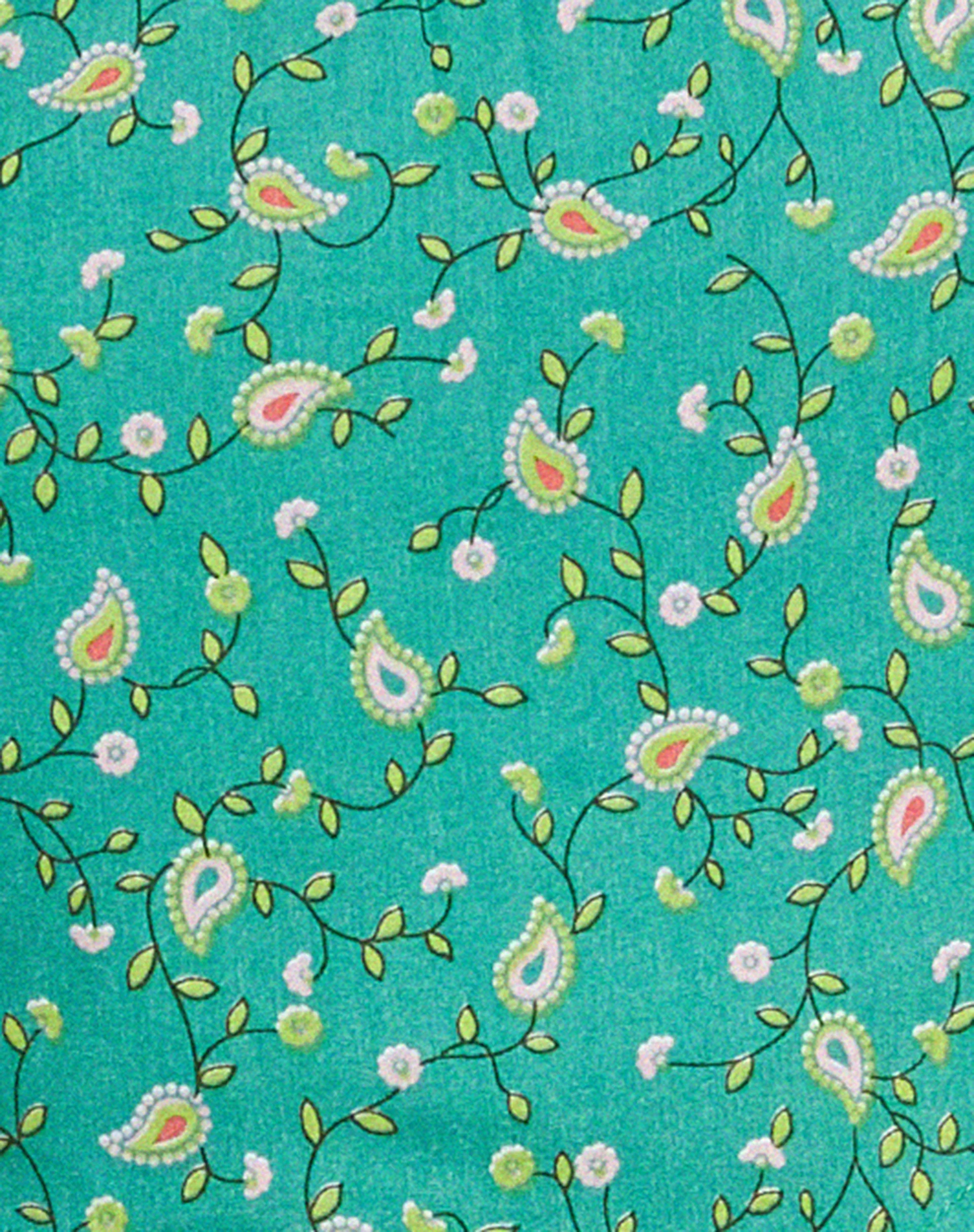 Nolda Crop Top in Paisley Fun Green - Image 7