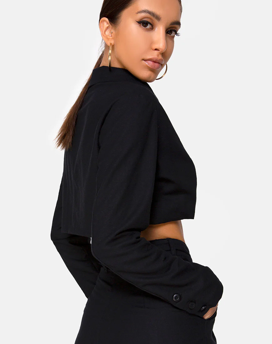 Noly Blazer in Black - Image 3