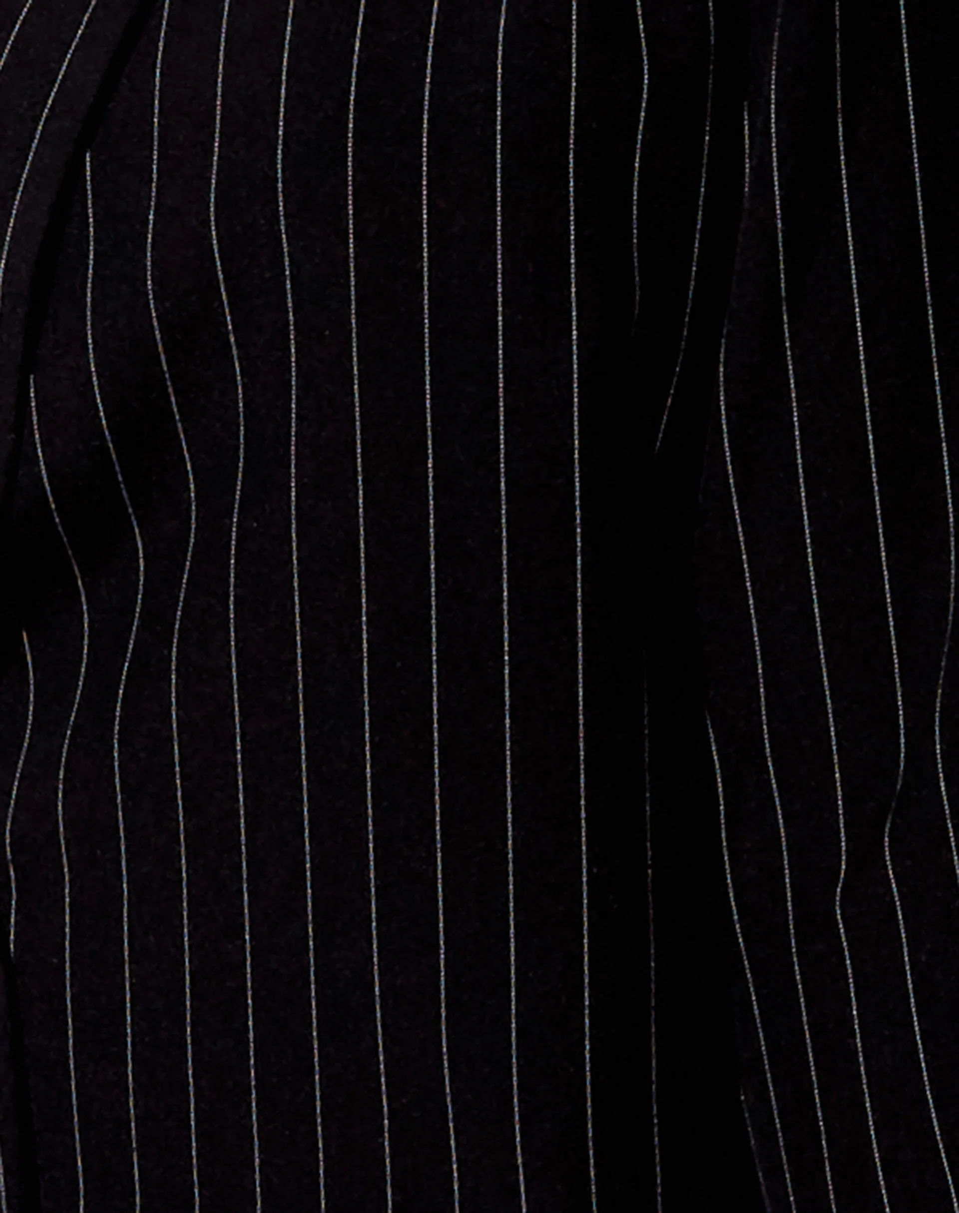 Nolya Blazer in Pinstripe Black - Image 6