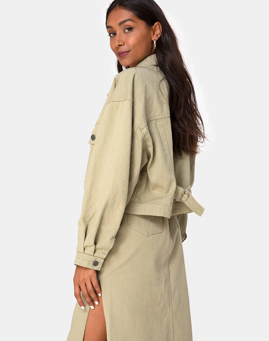 Noma Jacket in Sage - Image 3
