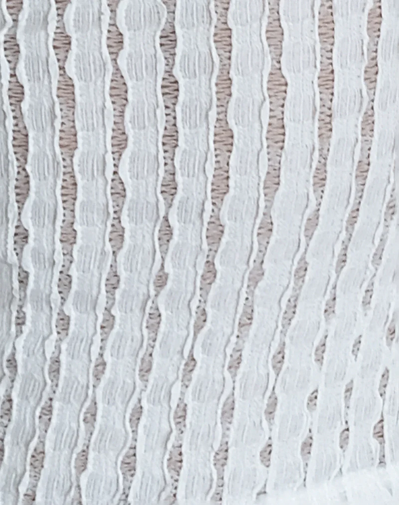 Nova Top in Crinkle White - Image 6