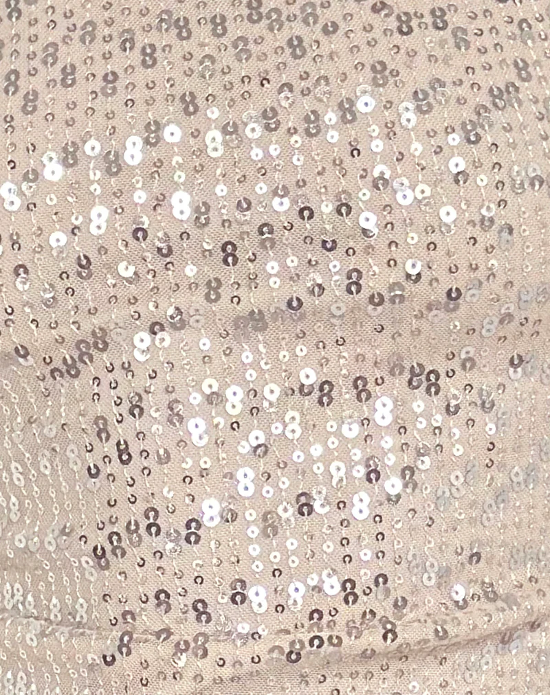 Nova Top in Sequin Neutral - Image 5
