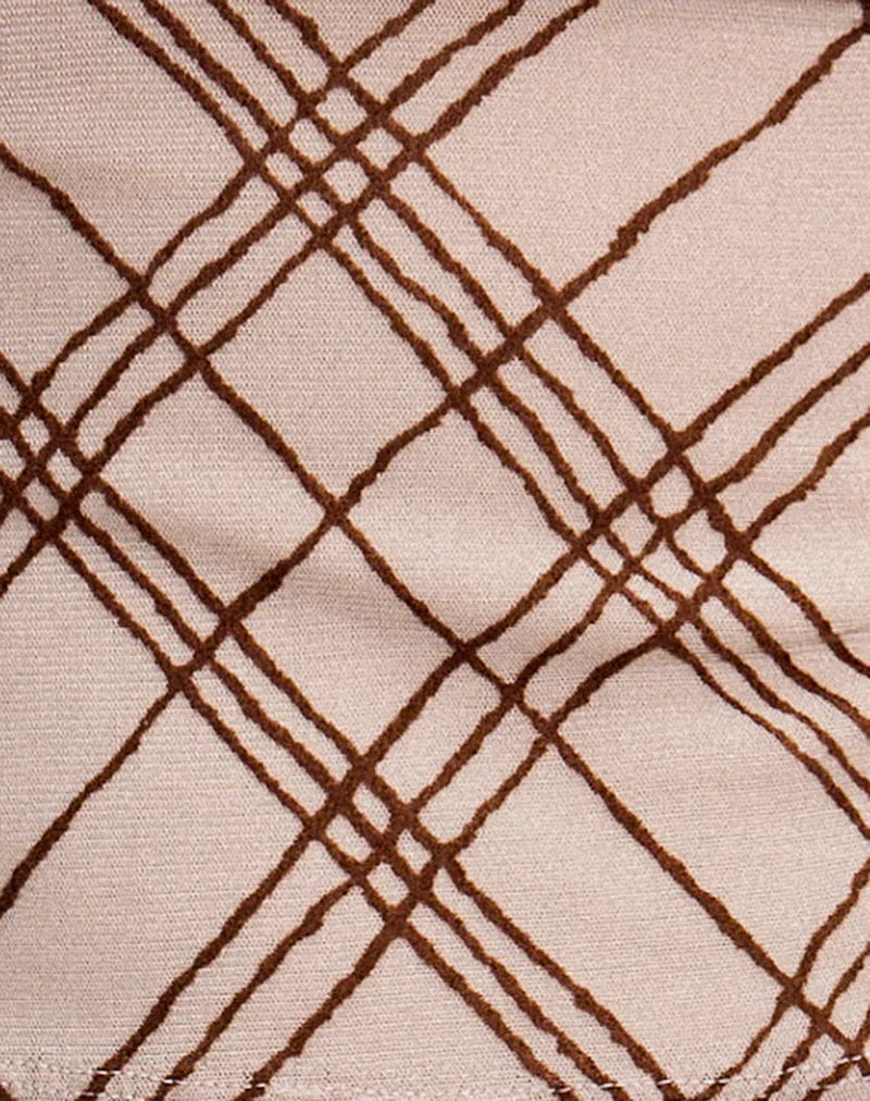Nova Top in Nude Sketchy Stripe - Image 6
