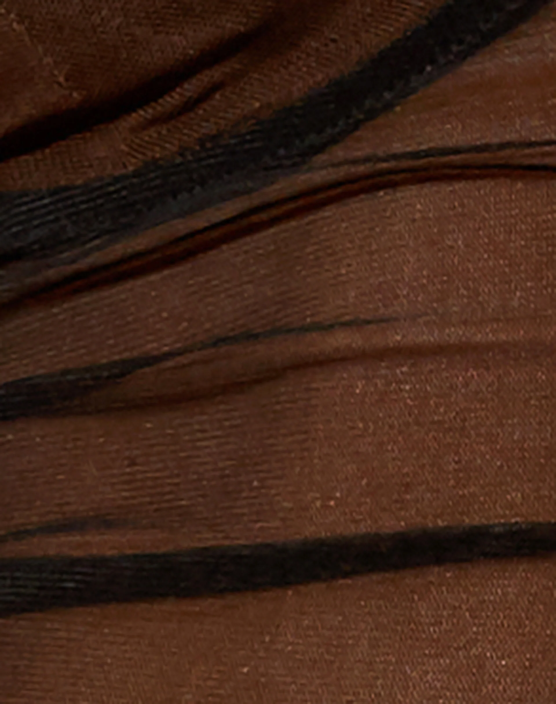 Olgi Crop Top in Mesh Black and Brown - Image 9