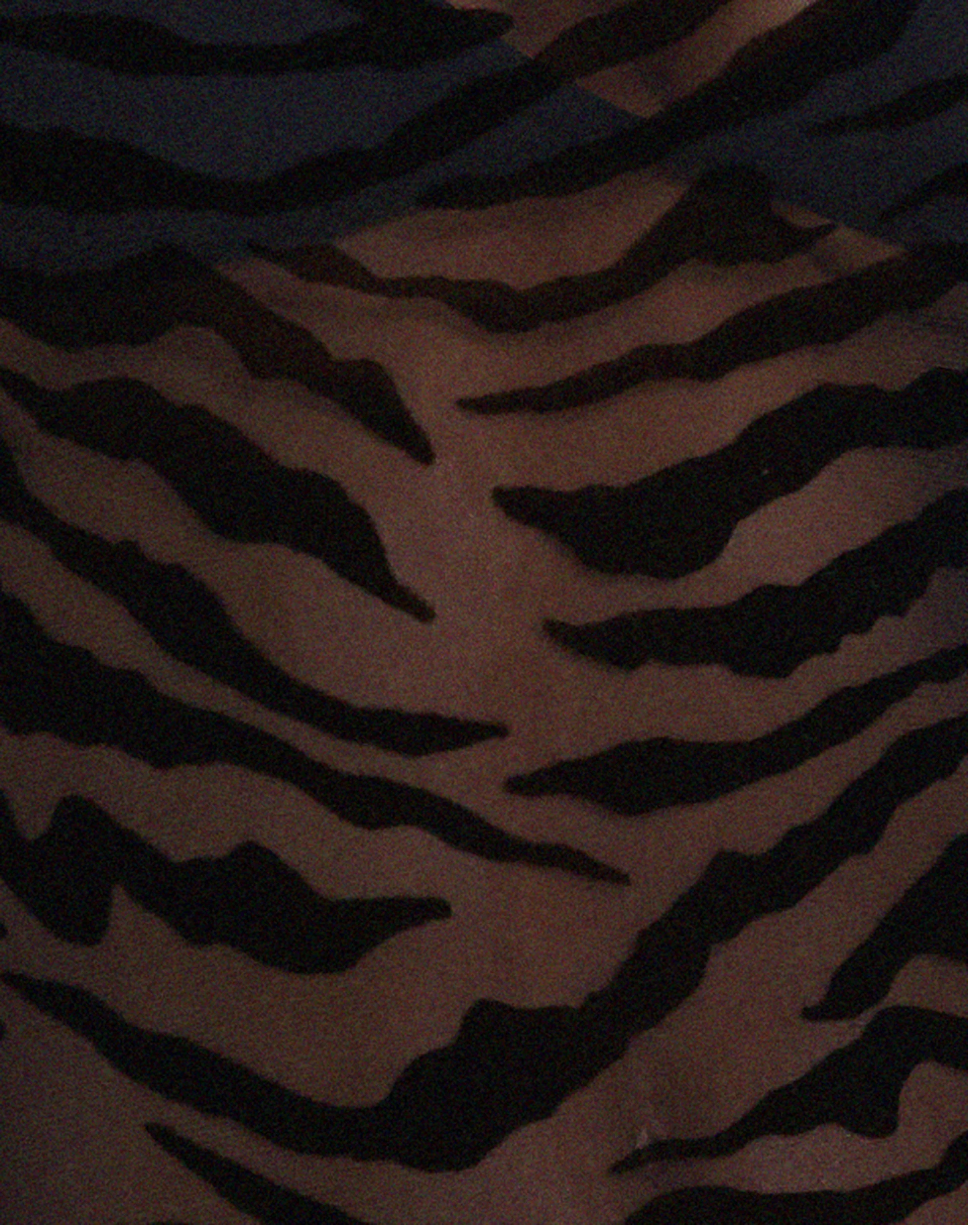 Onaki Mini Dress in Zebra Flock Black - Image 6