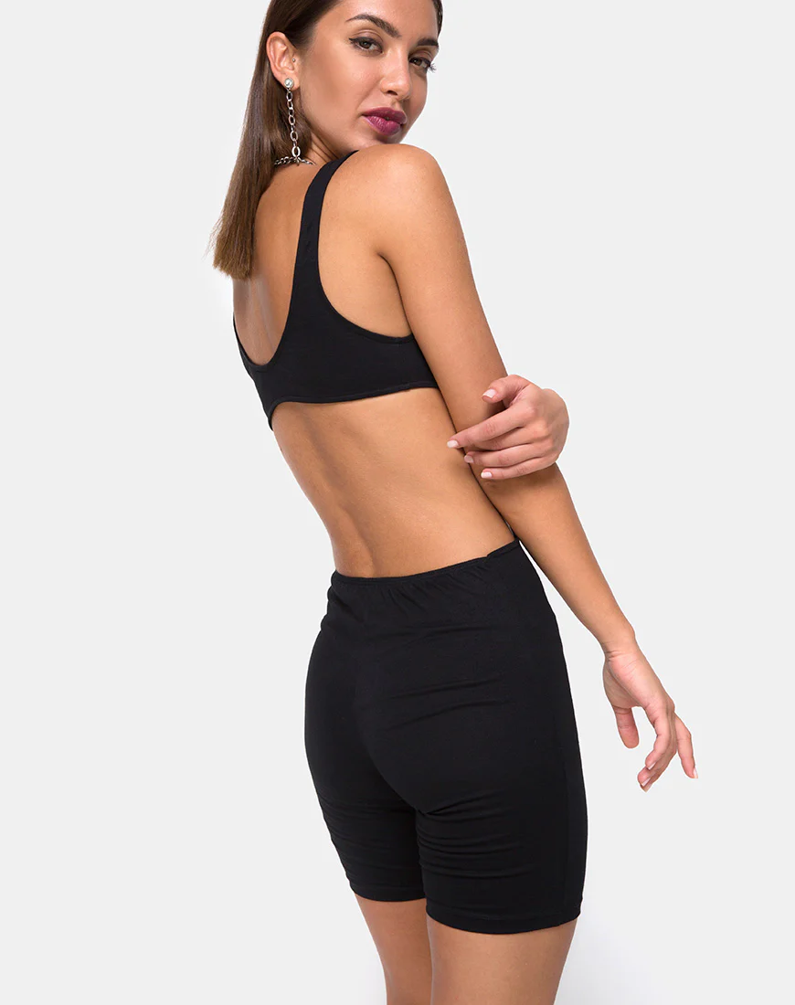 Orca Cutout Unitard in Black - Image 5